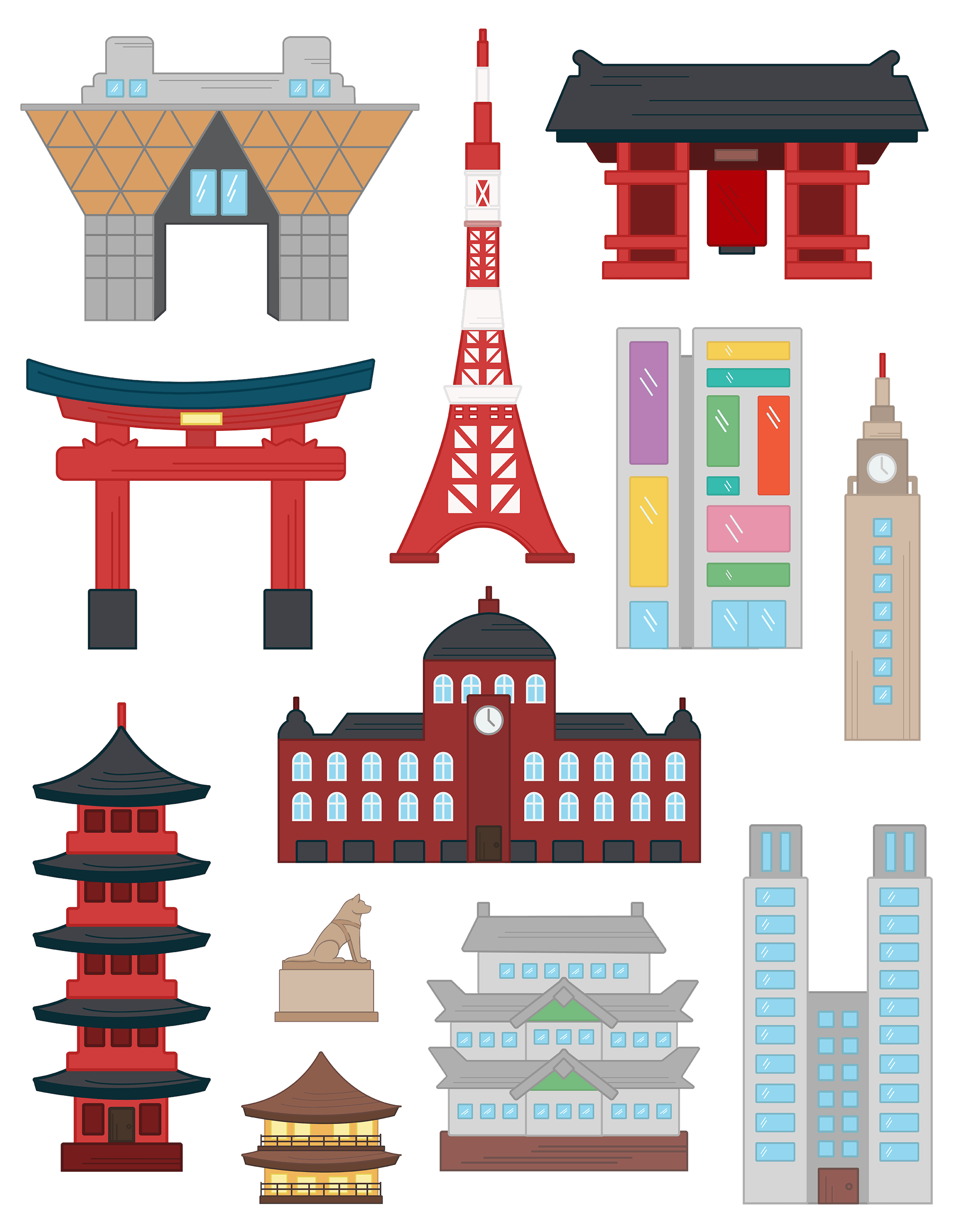 Buildings from Tokyo -blocks