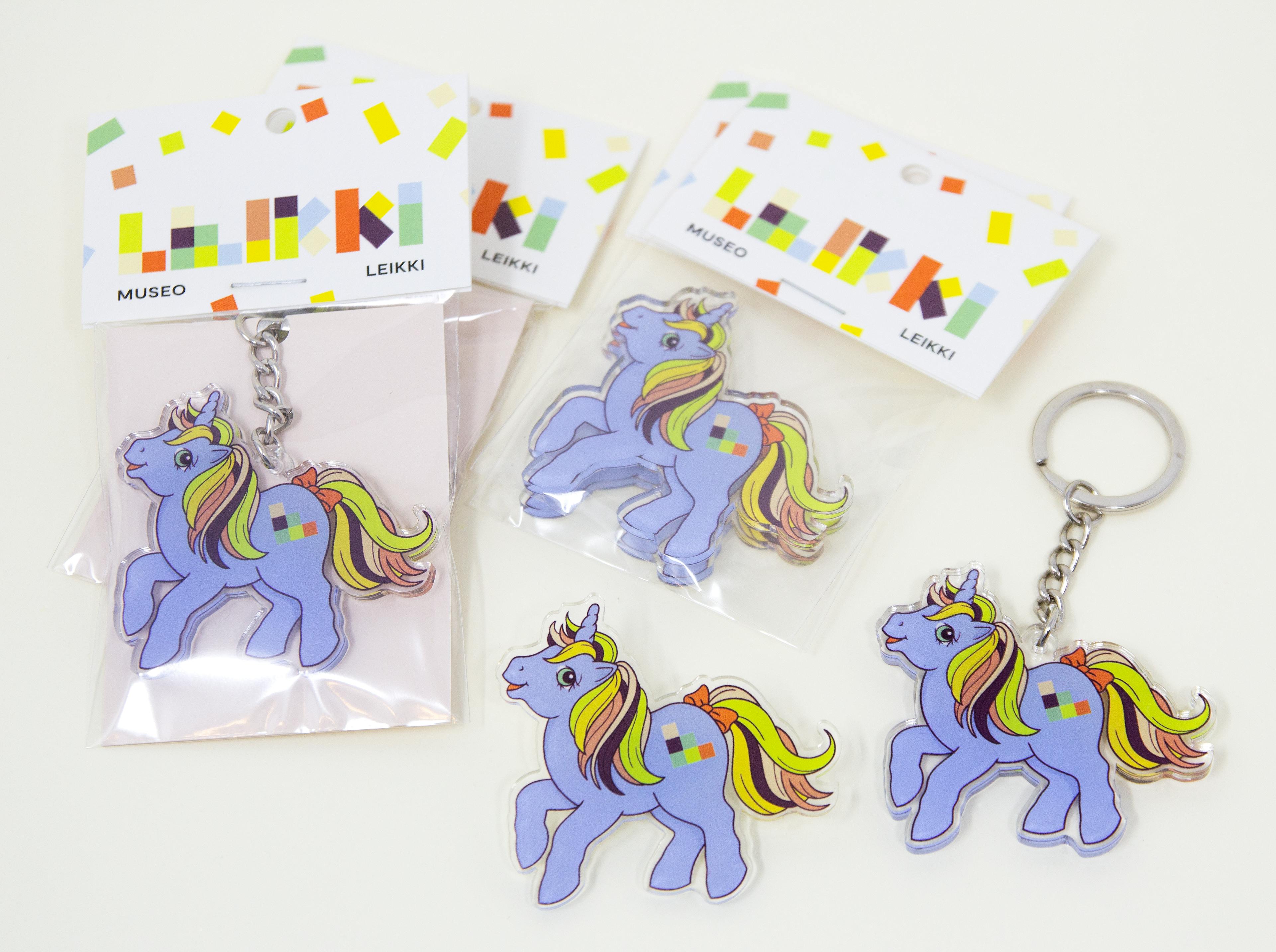 My Little Leikki magnets and keychain