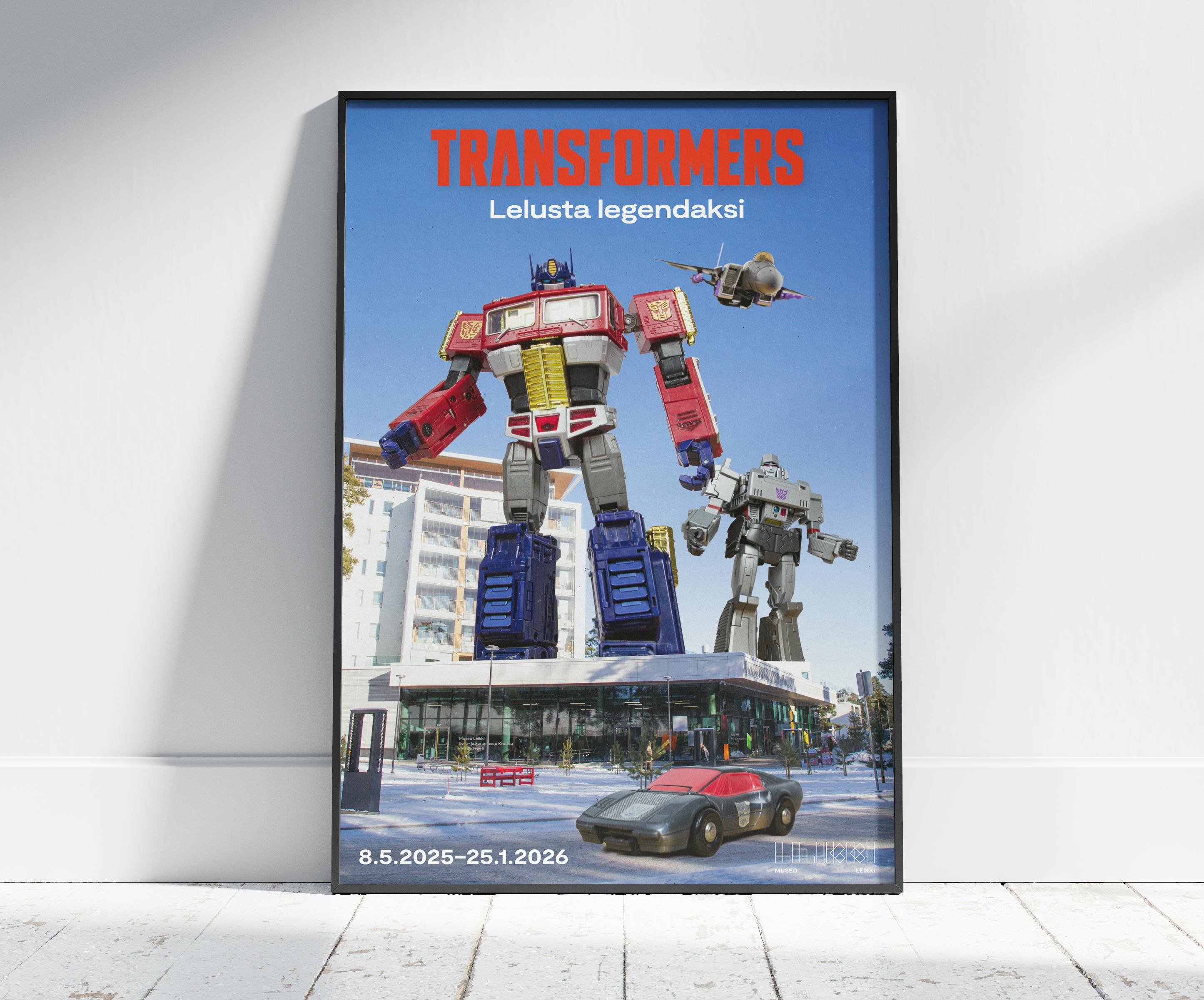 Transformers poster in frames