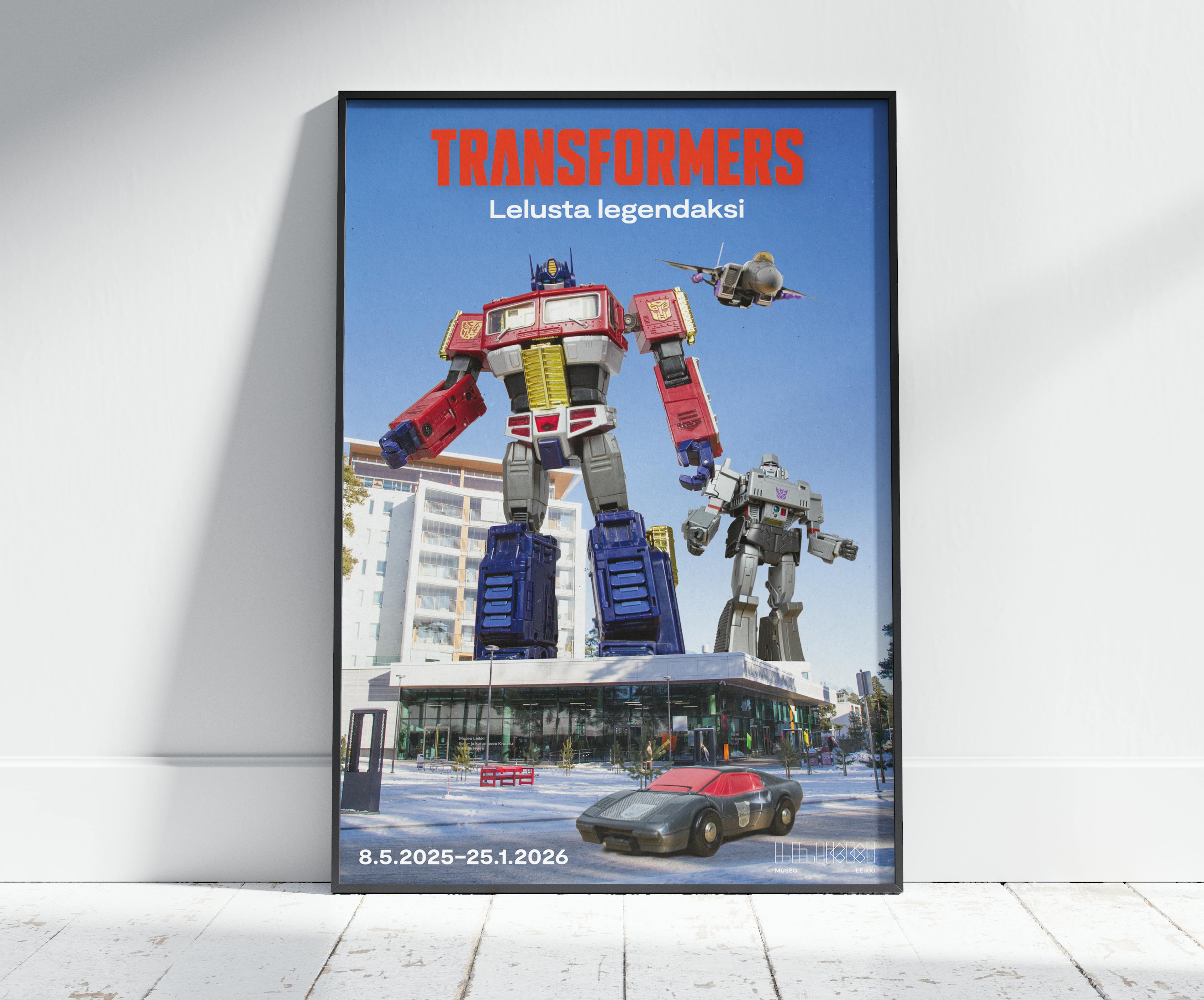Transformers poster in frames