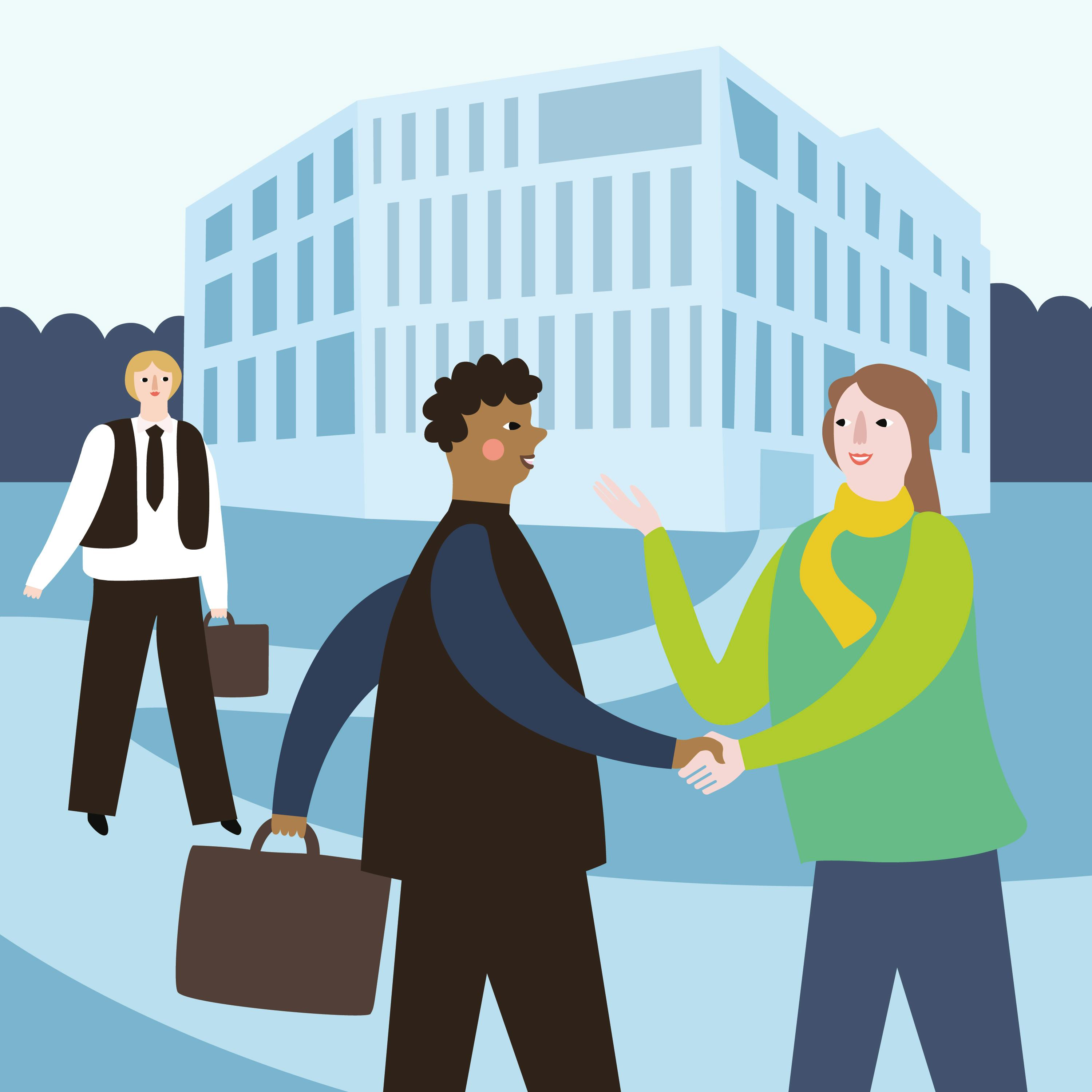 An illustration of Yhteinen pöytä business partners