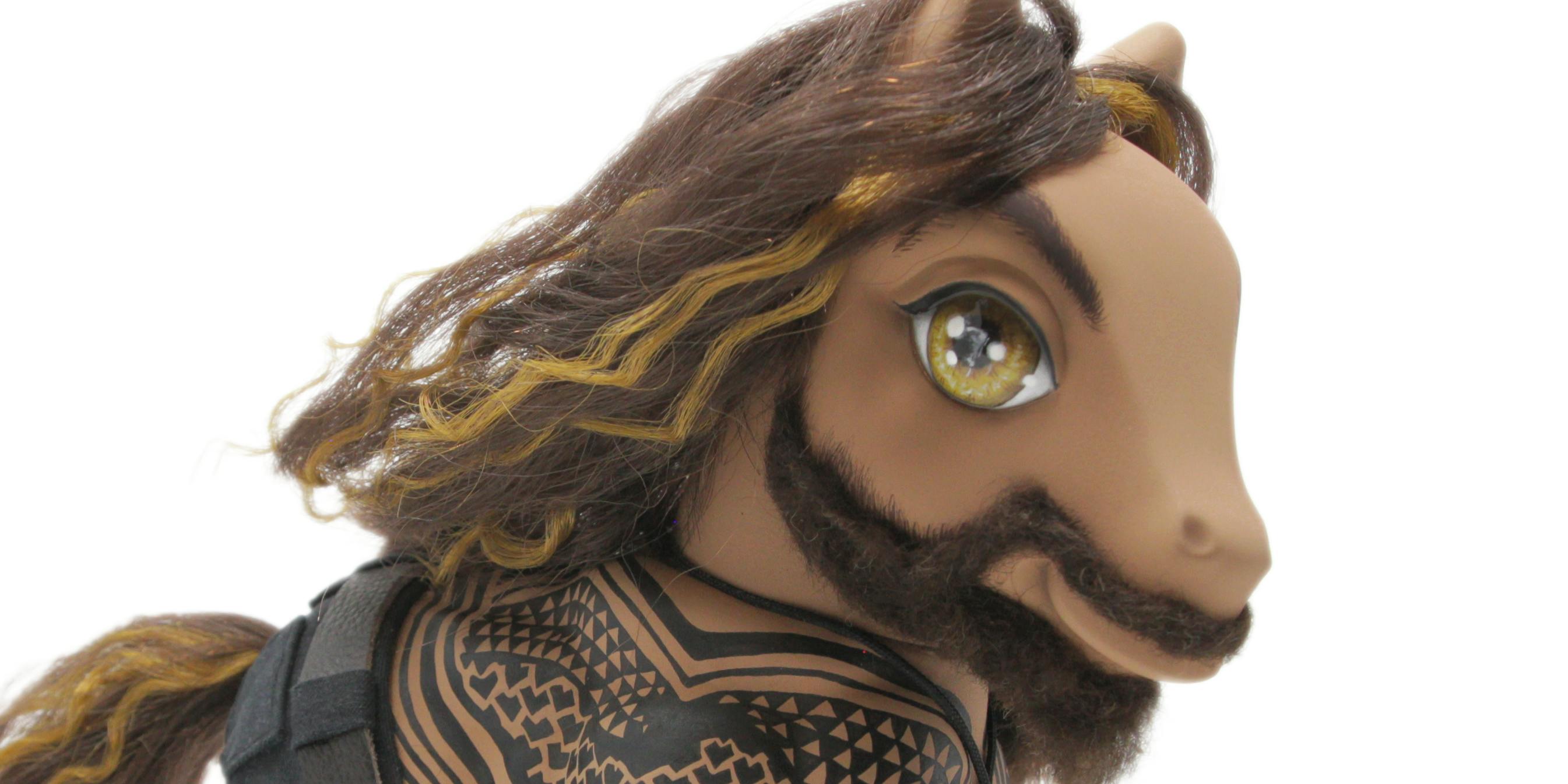 My Little Aquaman side pose