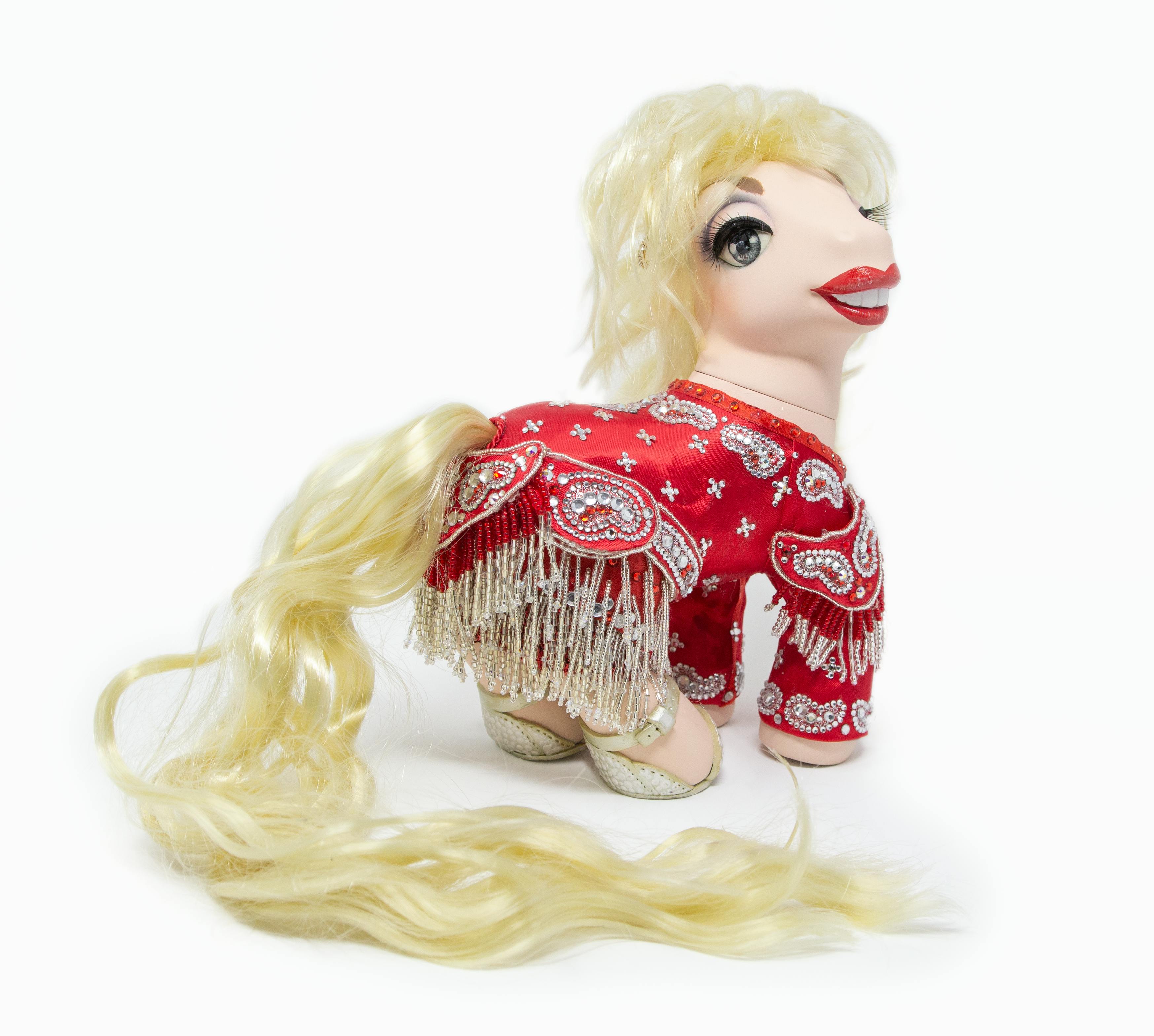 My Little Dolly Parton back view