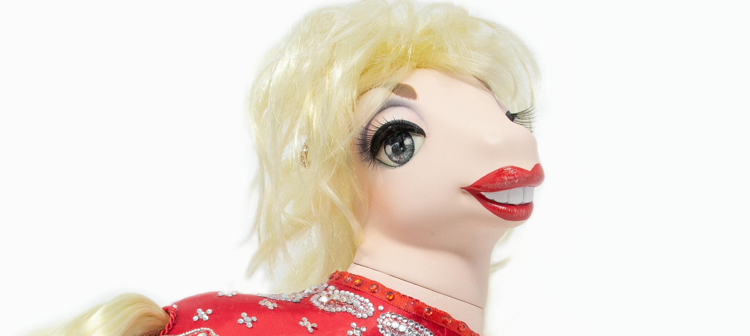 My Little Dolly Parton back view