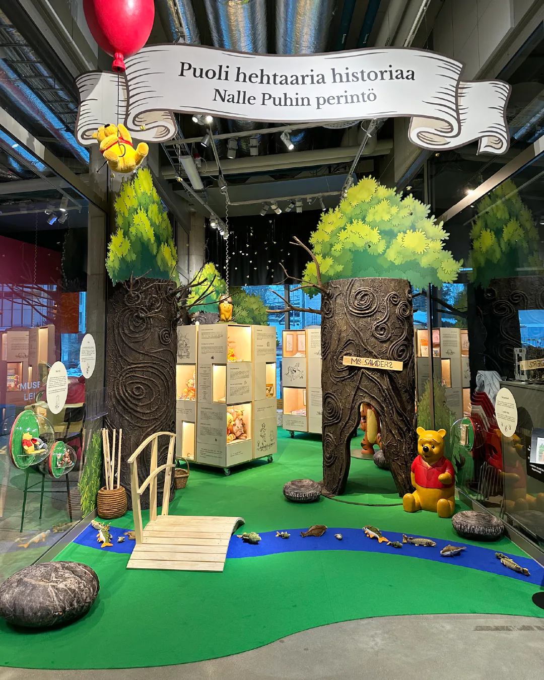 The entrance of the “Half Acre of History – The Legacy of Winnie the Pooh” exhibiton
