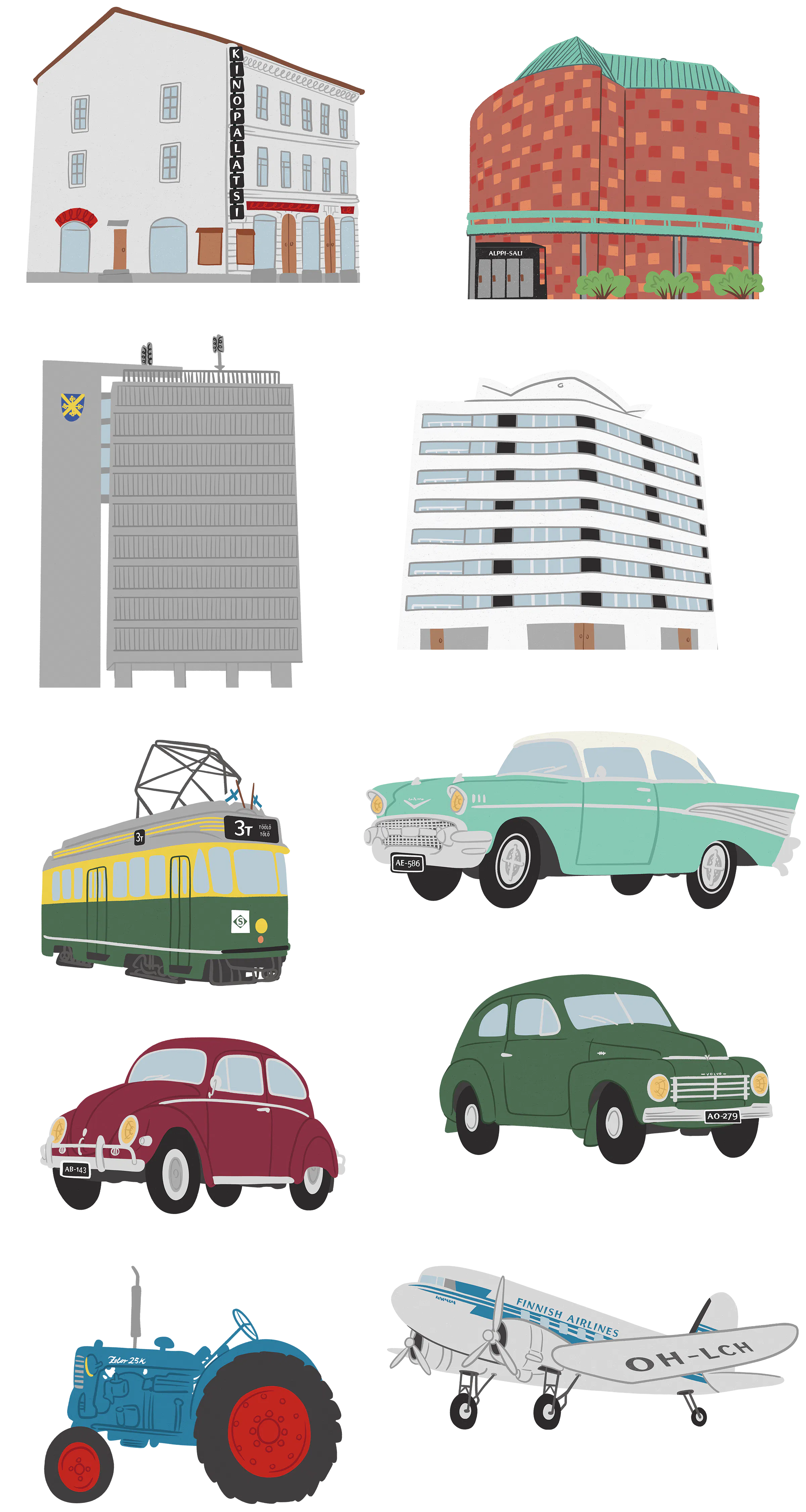 1950s block play