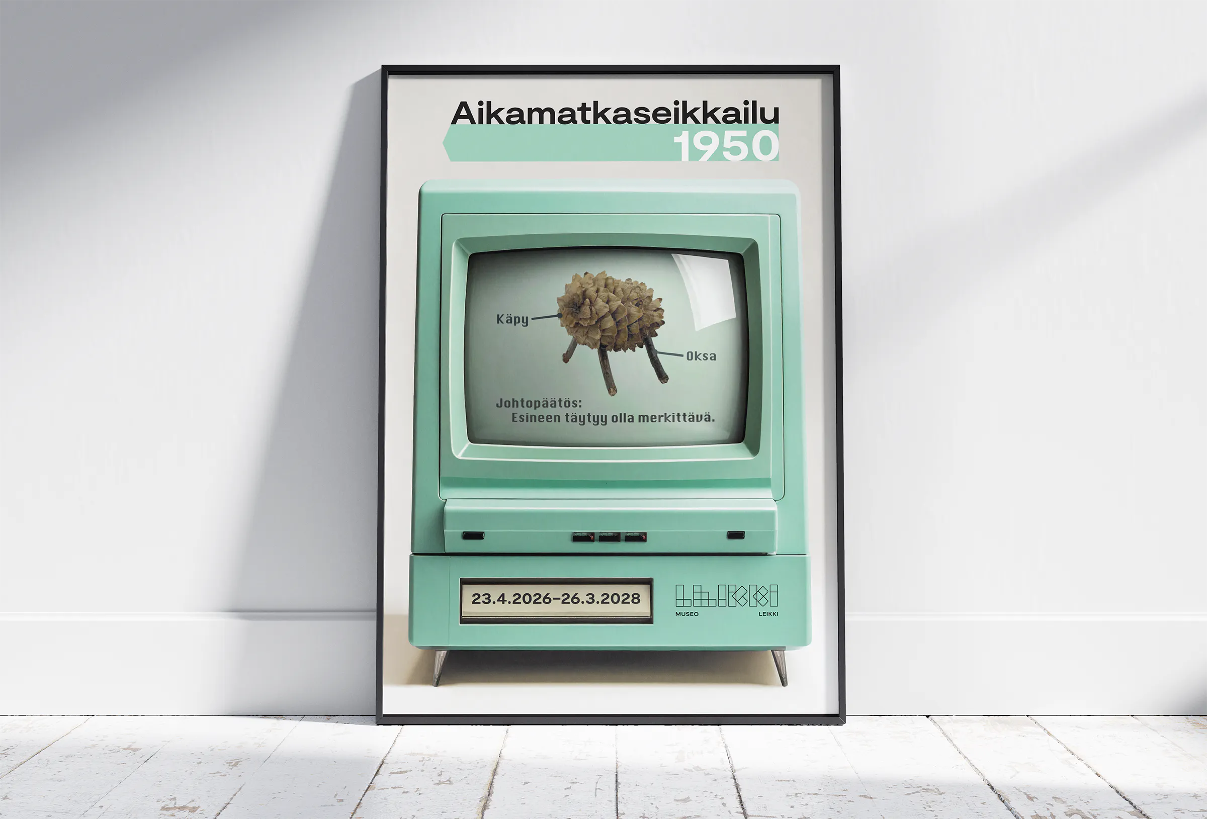 “Time Travel Odyssey 1950 – Childhood and Youth Before, Now and in the Future -special exhibition” Exhibition poster