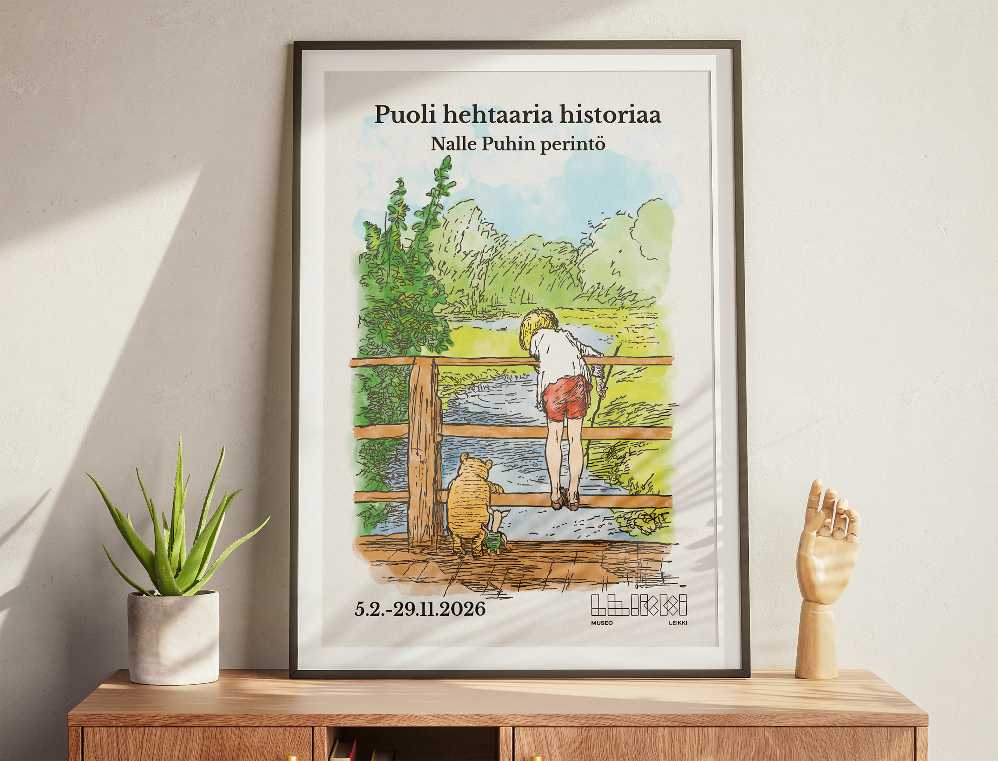 Half Acre of History – The Legacy of Winnie the Pooh -exhibition poster