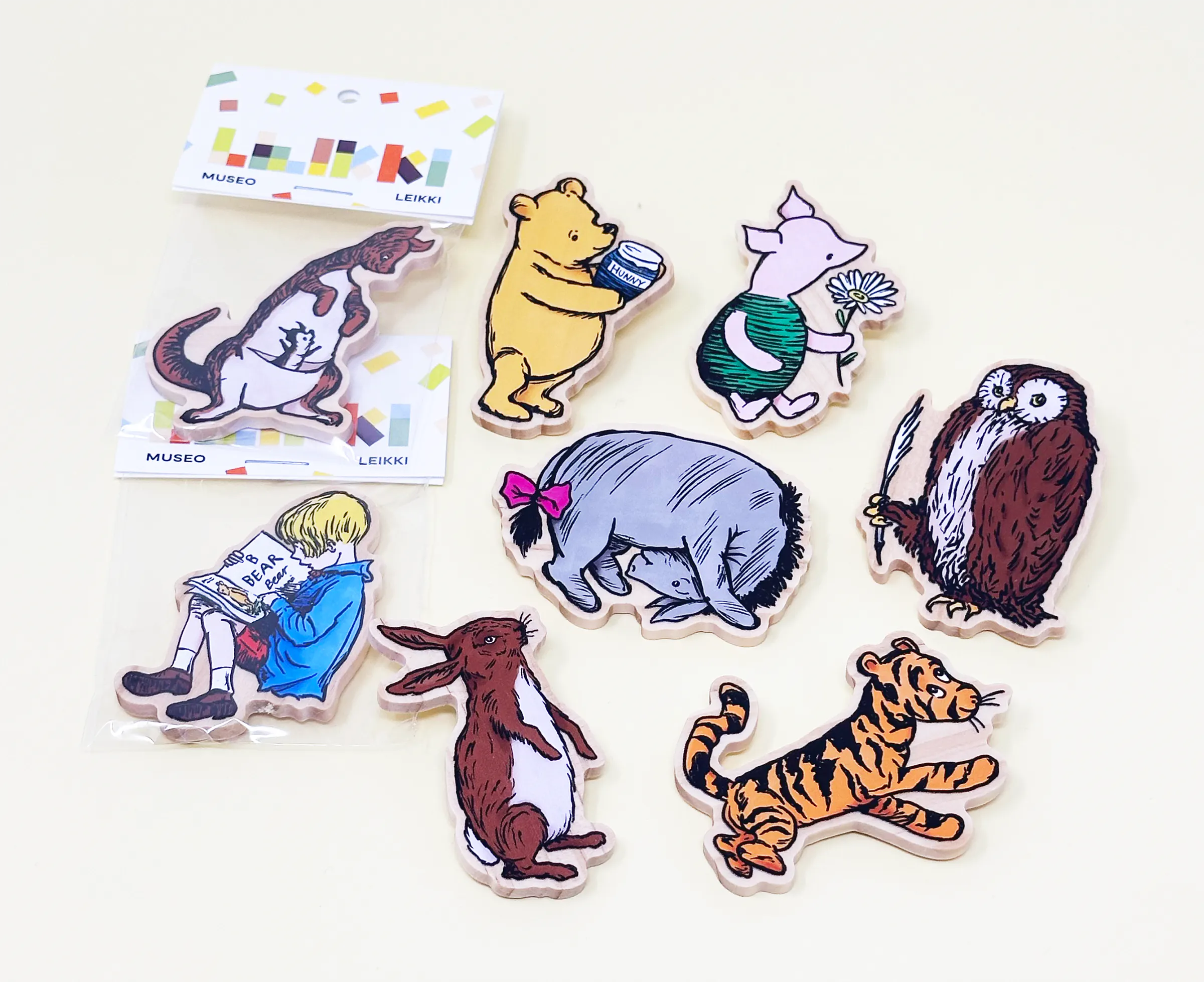 8 different Winnie the Pooh magnets