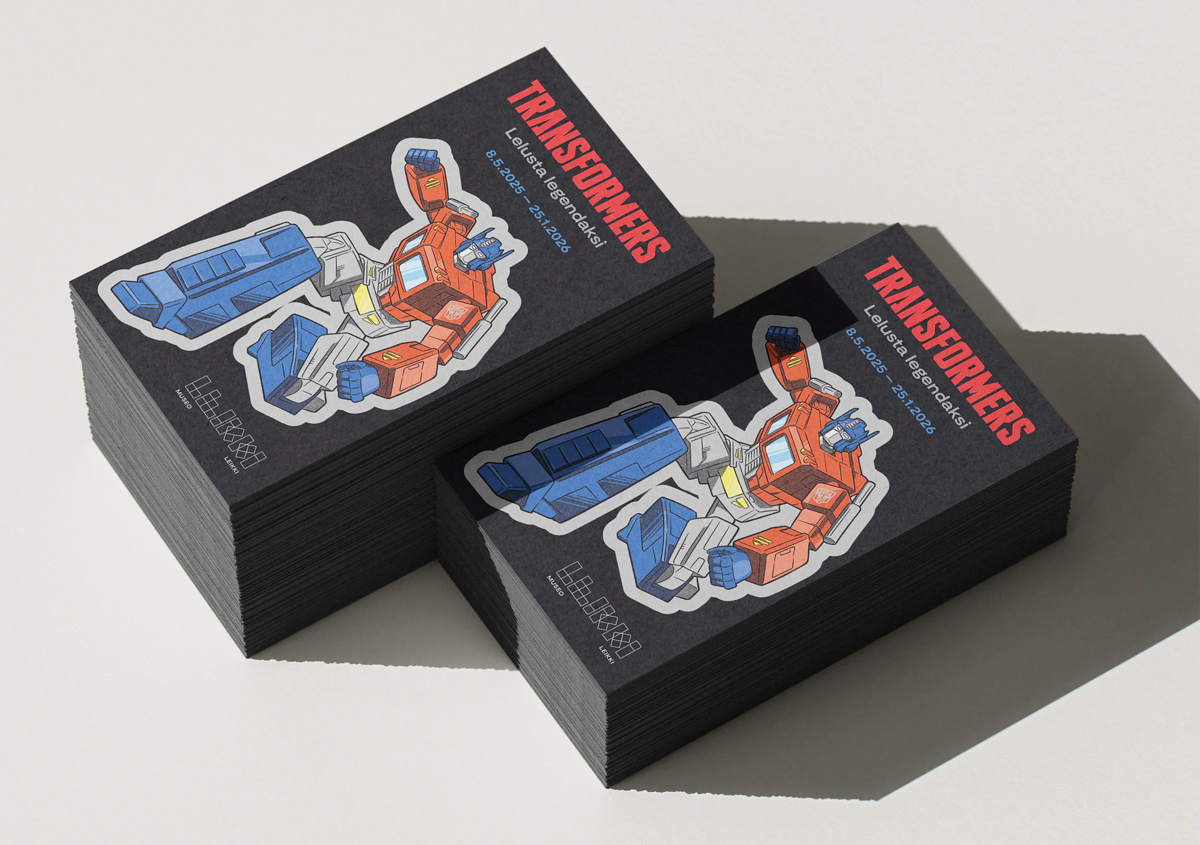 Transformers stickers featuring Optimus Prime