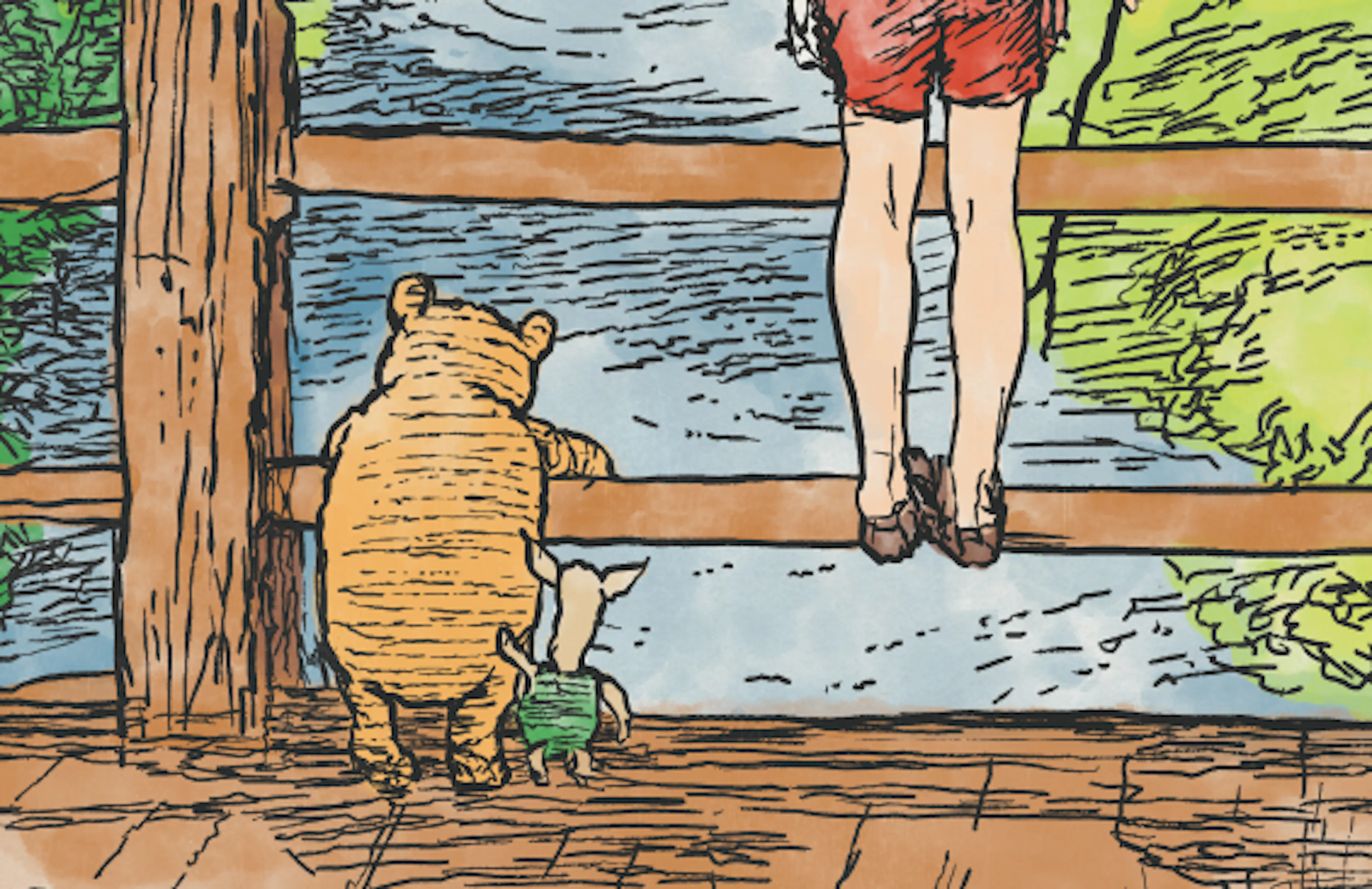 Half Acre of History – The Legacy of Winnie the Pooh -exhibition poster