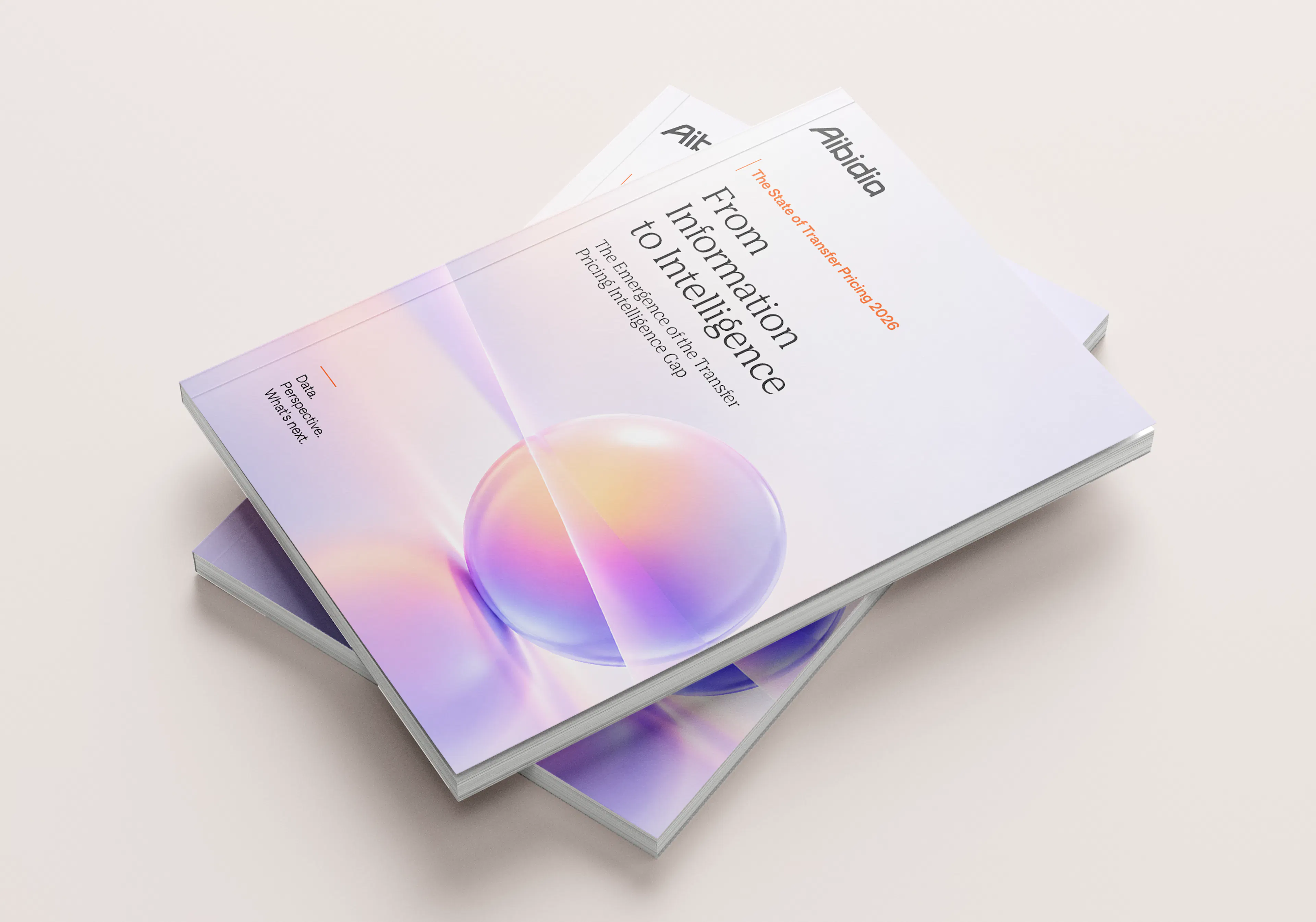 Two Aibidia Annual Research Report books on a surface