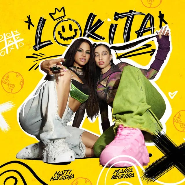 Portada de la canción Lokita | María Becerra, Natti Natasha