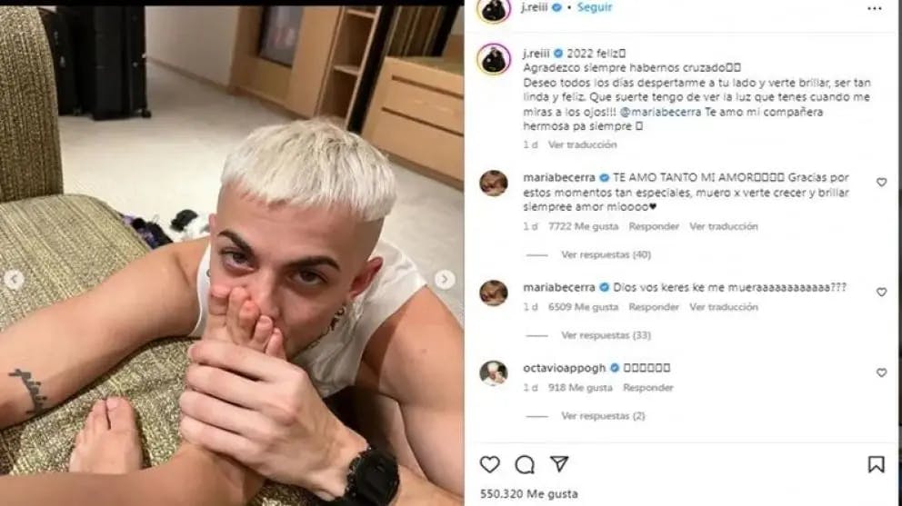 En medio de una agenda llena de presentaciones y a la espera del festival Lollapalooza, la cantante María Becerra reveló el detalle que hace feliz a su novio J Rei.