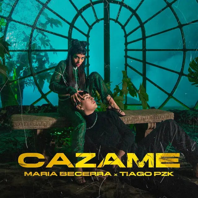 Portada de la canción Cazame | María Becerra, Tiago PZK