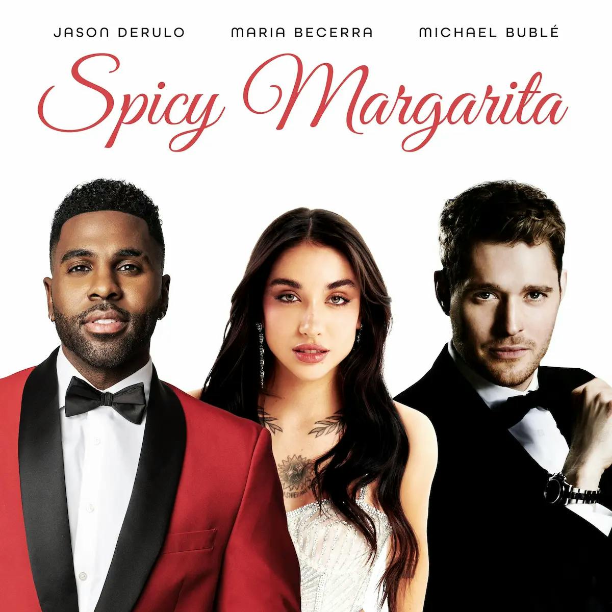Portada de la canción Spicy Margarita Remix | Jason Derulo, Michael Bublé, Maria Becerra