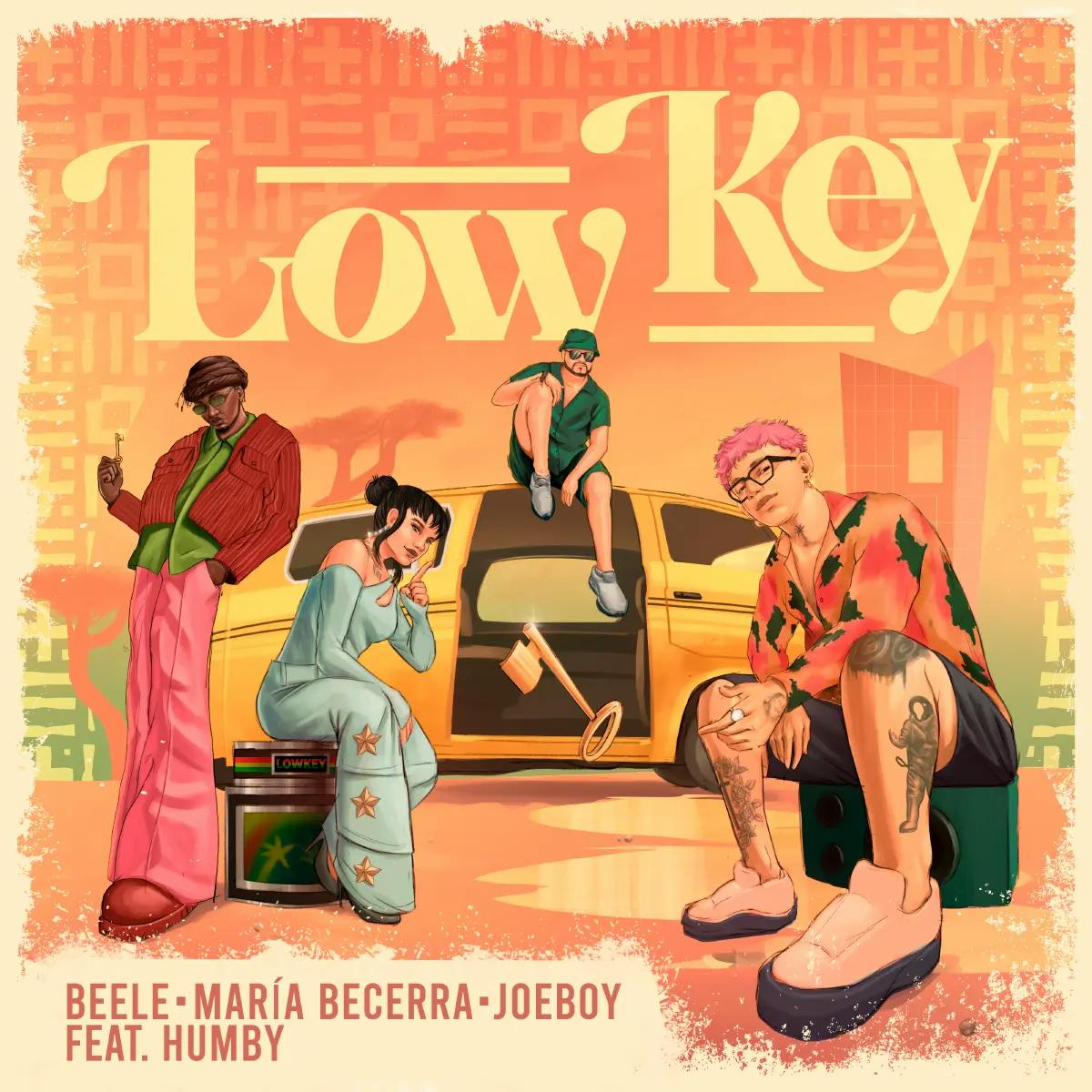 Portada de la canción Low Key | Maria Becerra, Beéle, Joeboy, Humby