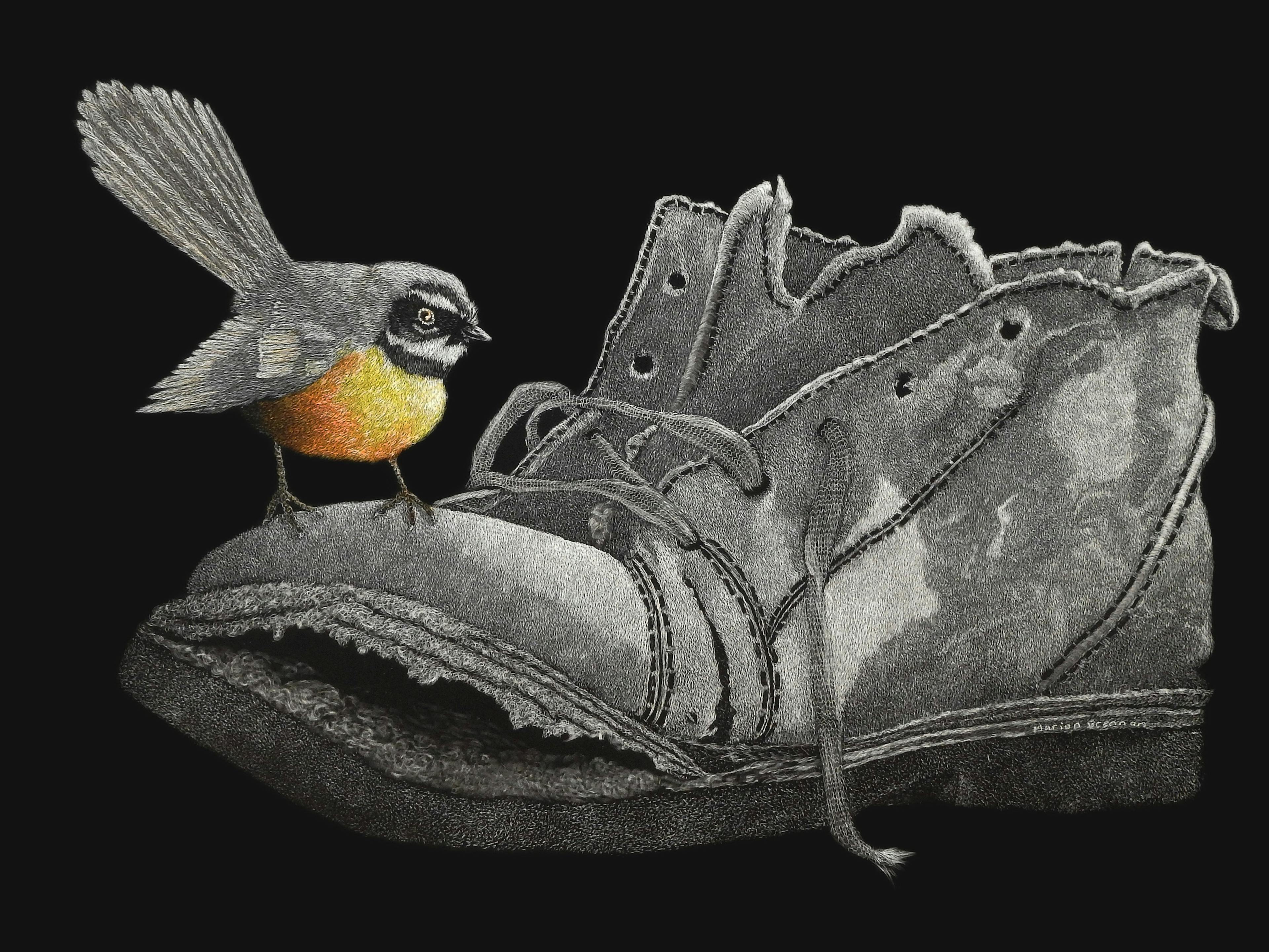 Not the Boot Scratchboard