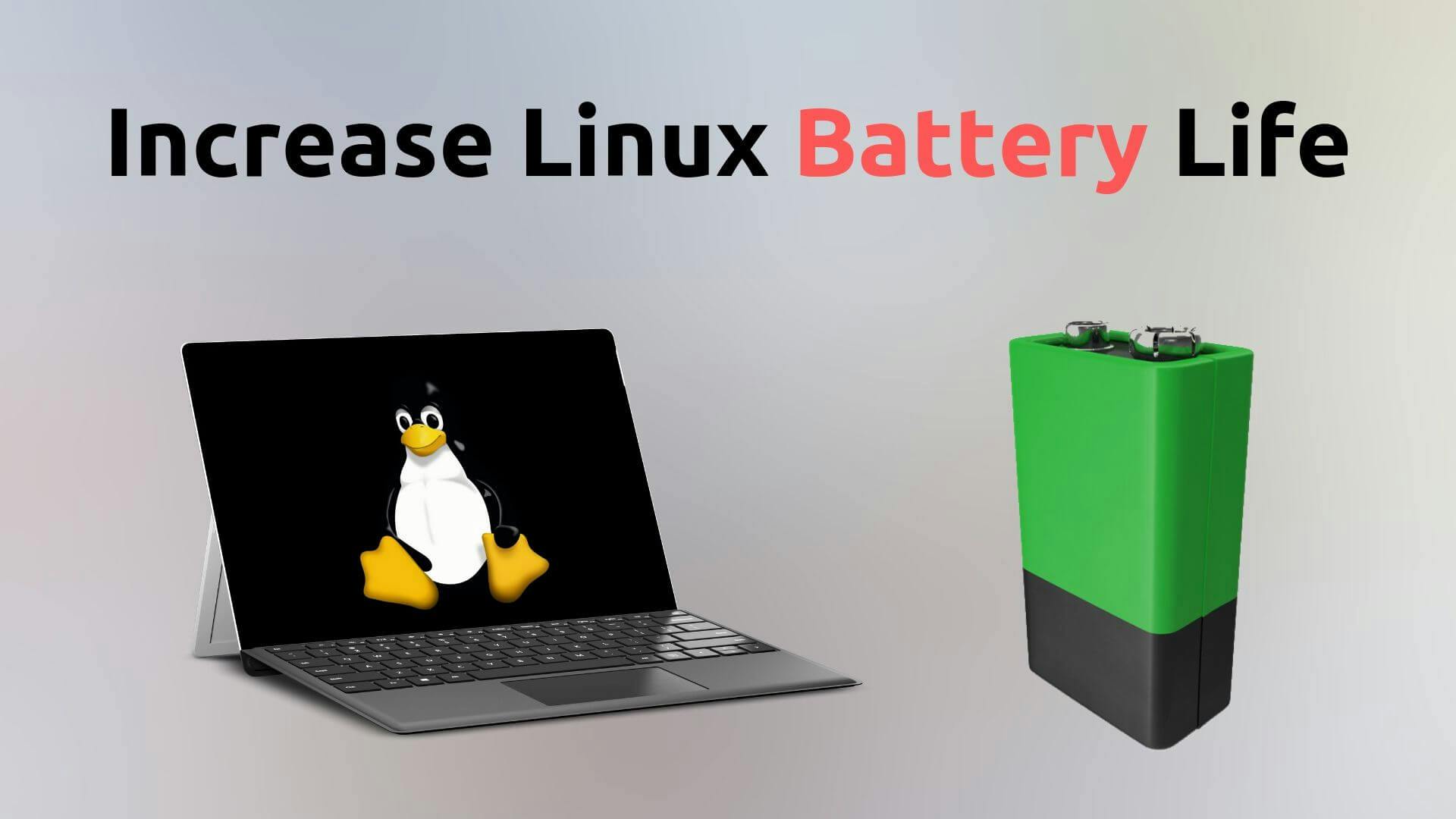 linux laptop with green battery life