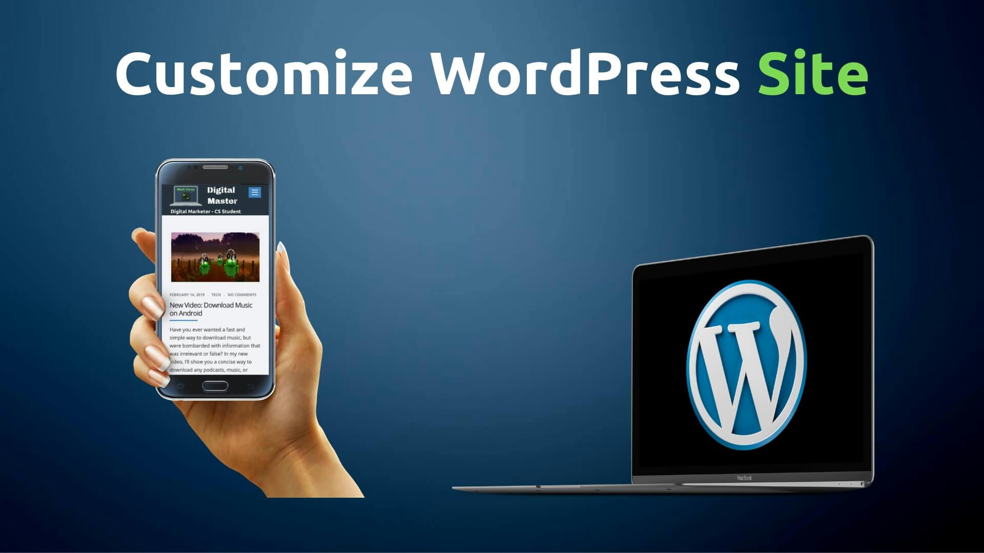 how to customize your wordpress website