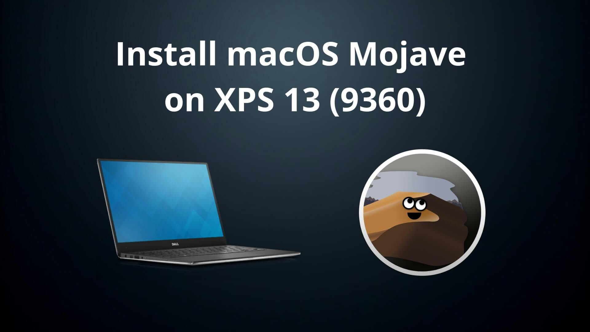 the xps 13 (9360) running macos mojave