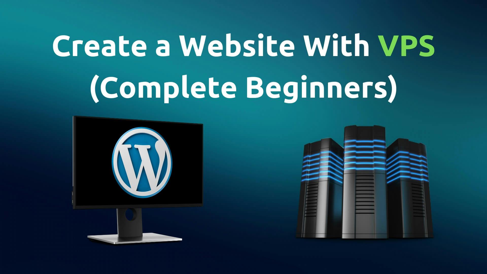 create wordpress website on a vps hosing