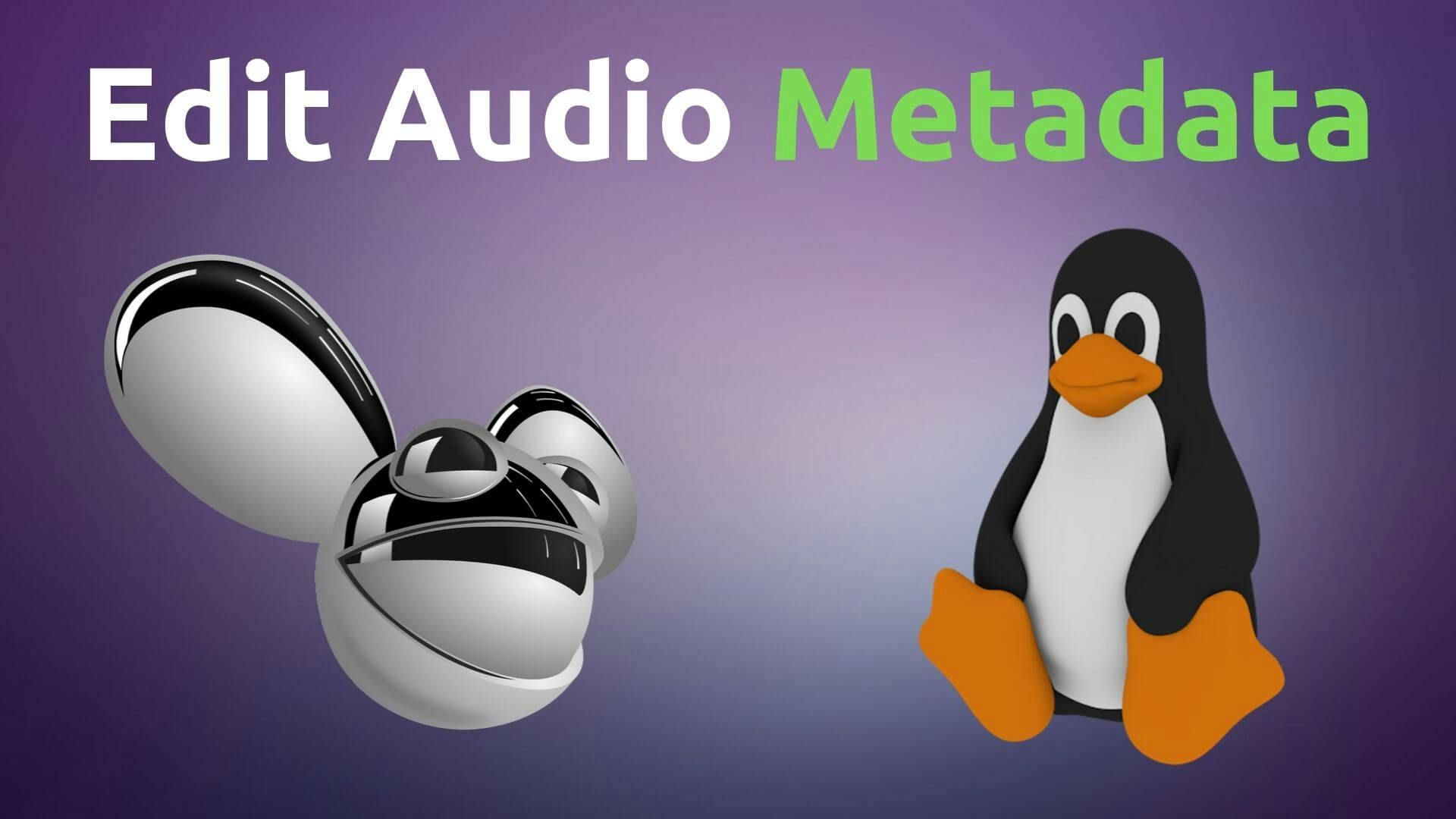 deadmau5 head and linux penguin