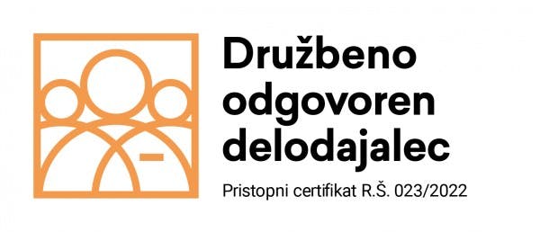 Logo certifikata družbeno odgovoren delodajalec