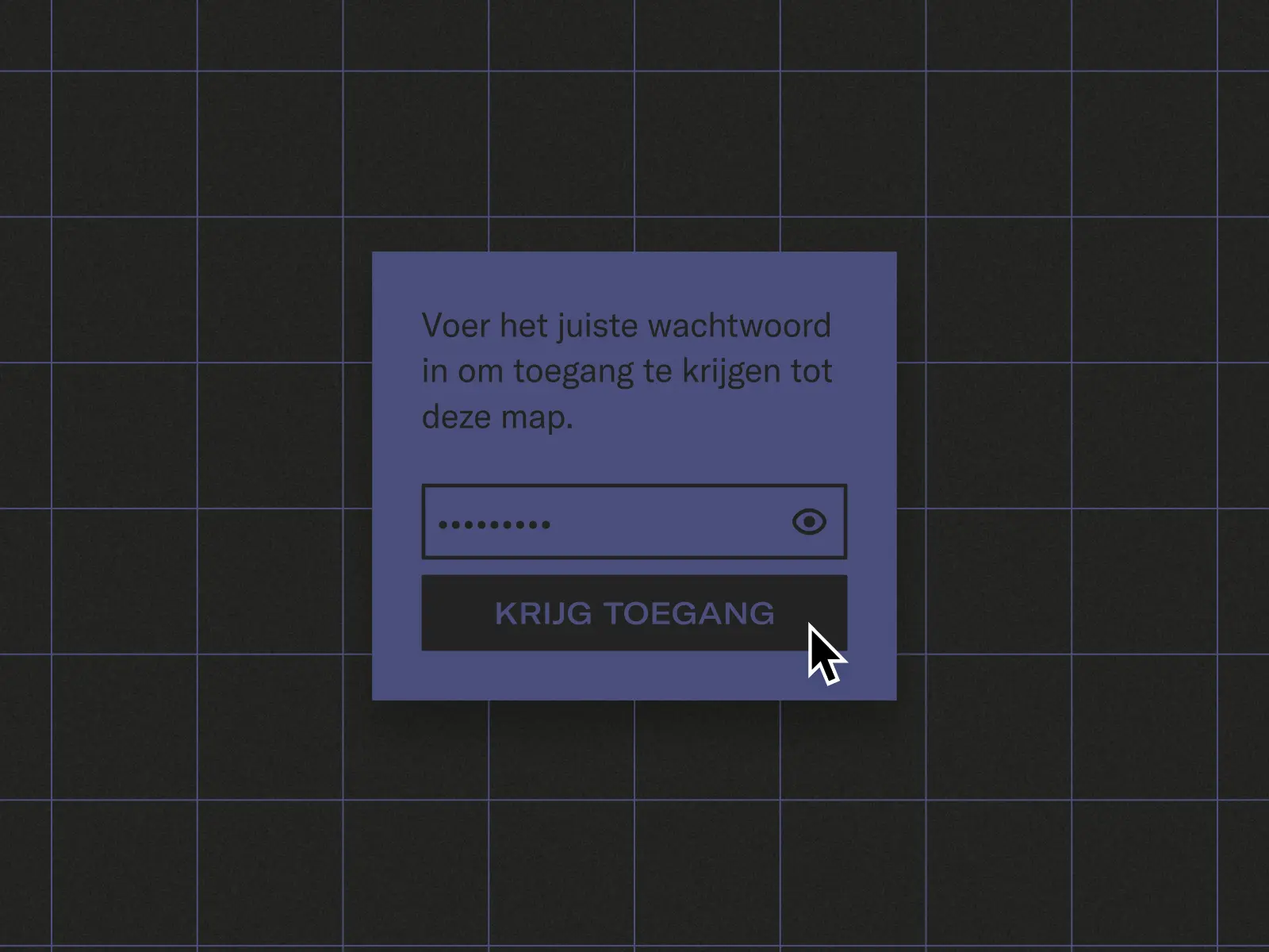 Thumbnail showing a modal asking for a password.