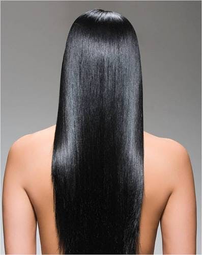 long black hair