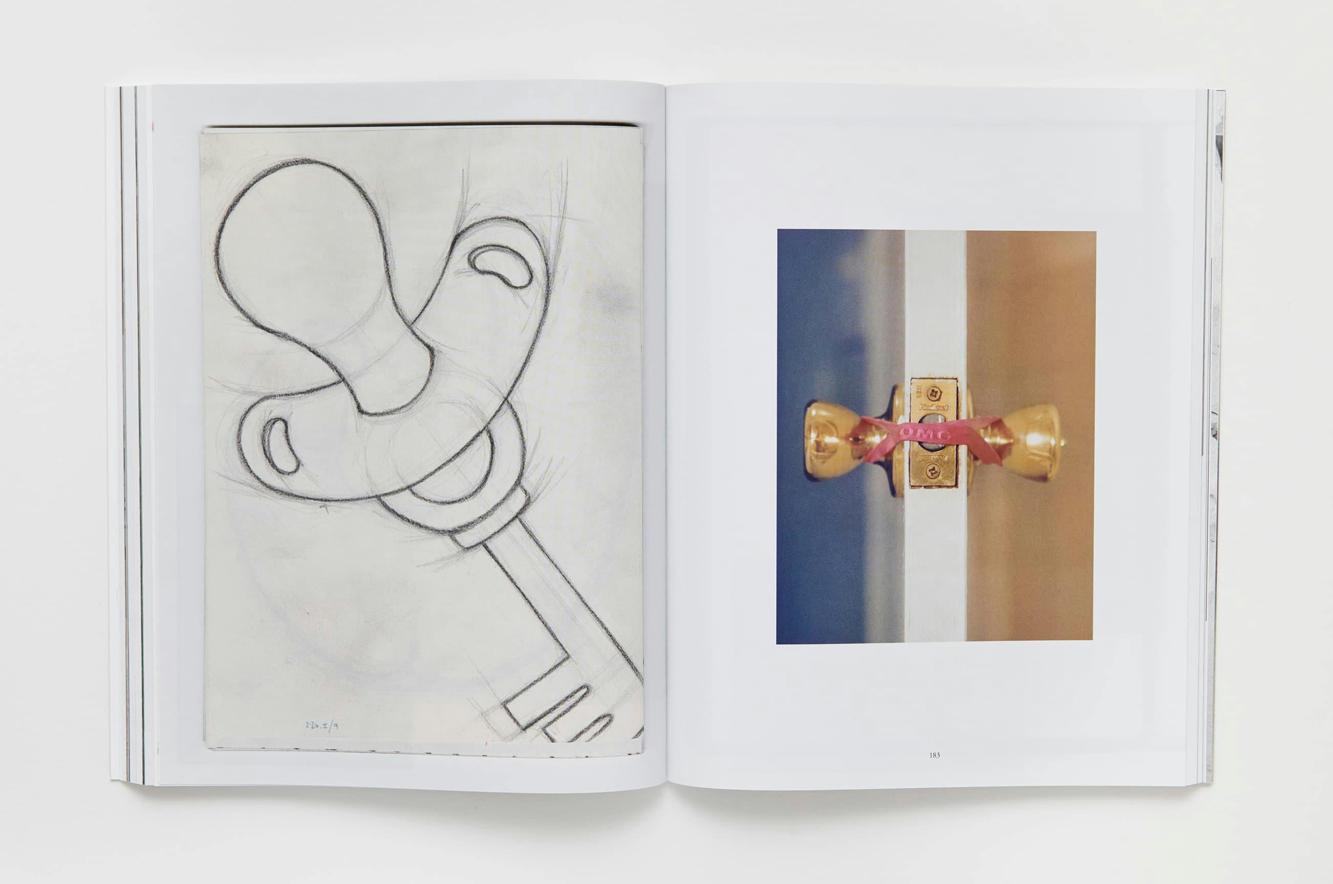 Marton Perlaki artworks on a magazine spread