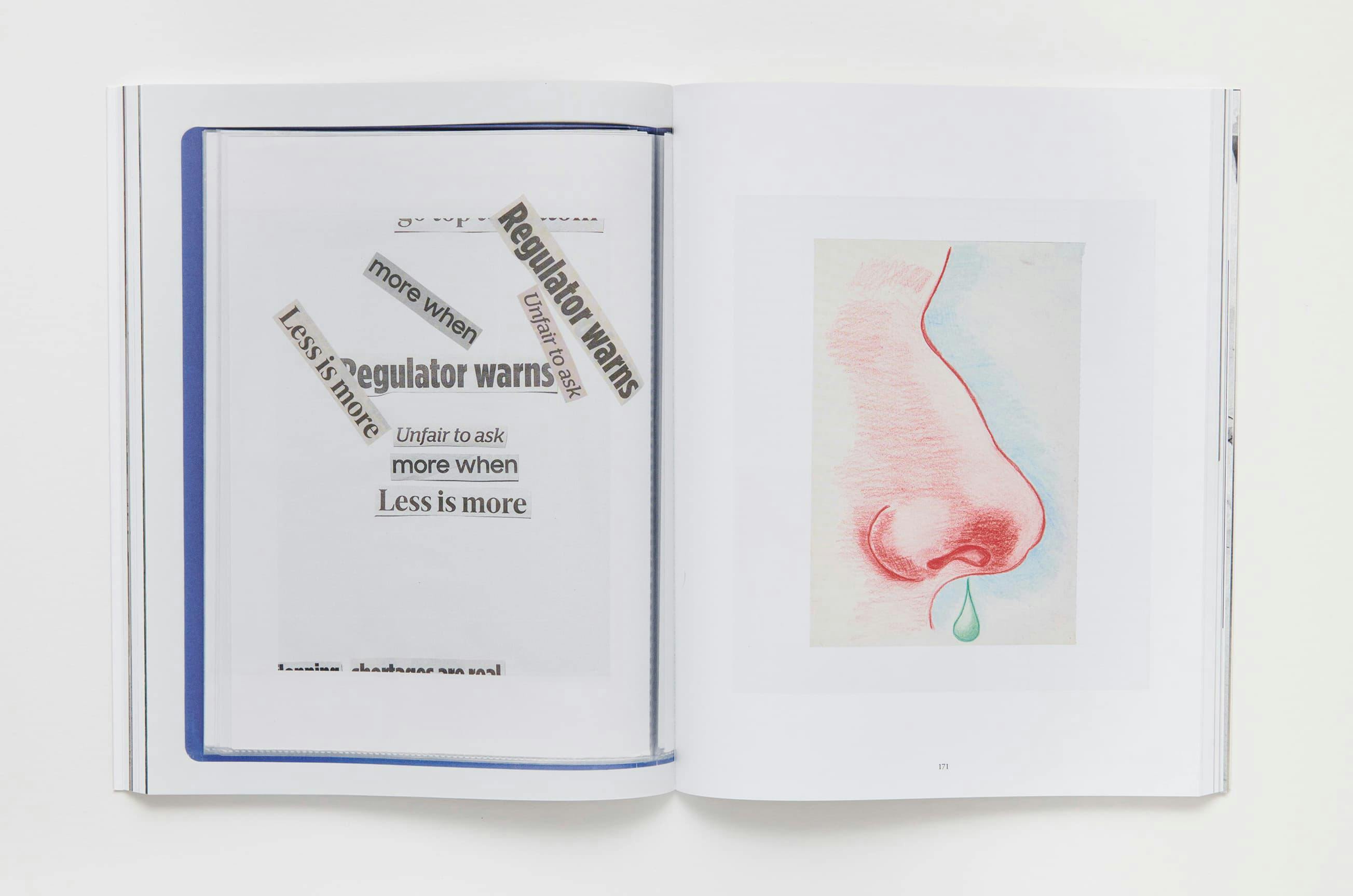 Marton Perlaki artworks on a magazine spread