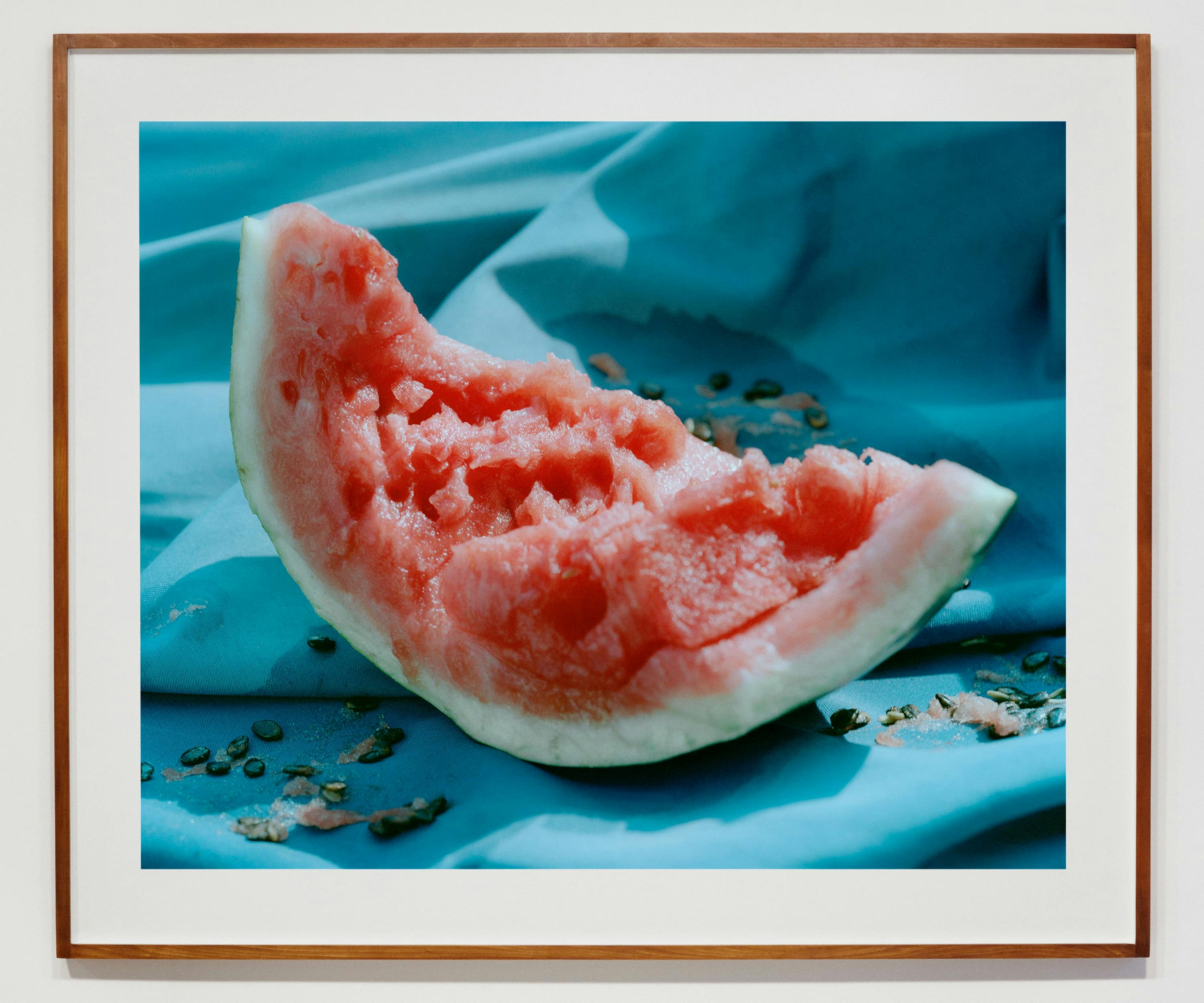 half eaten watermelon