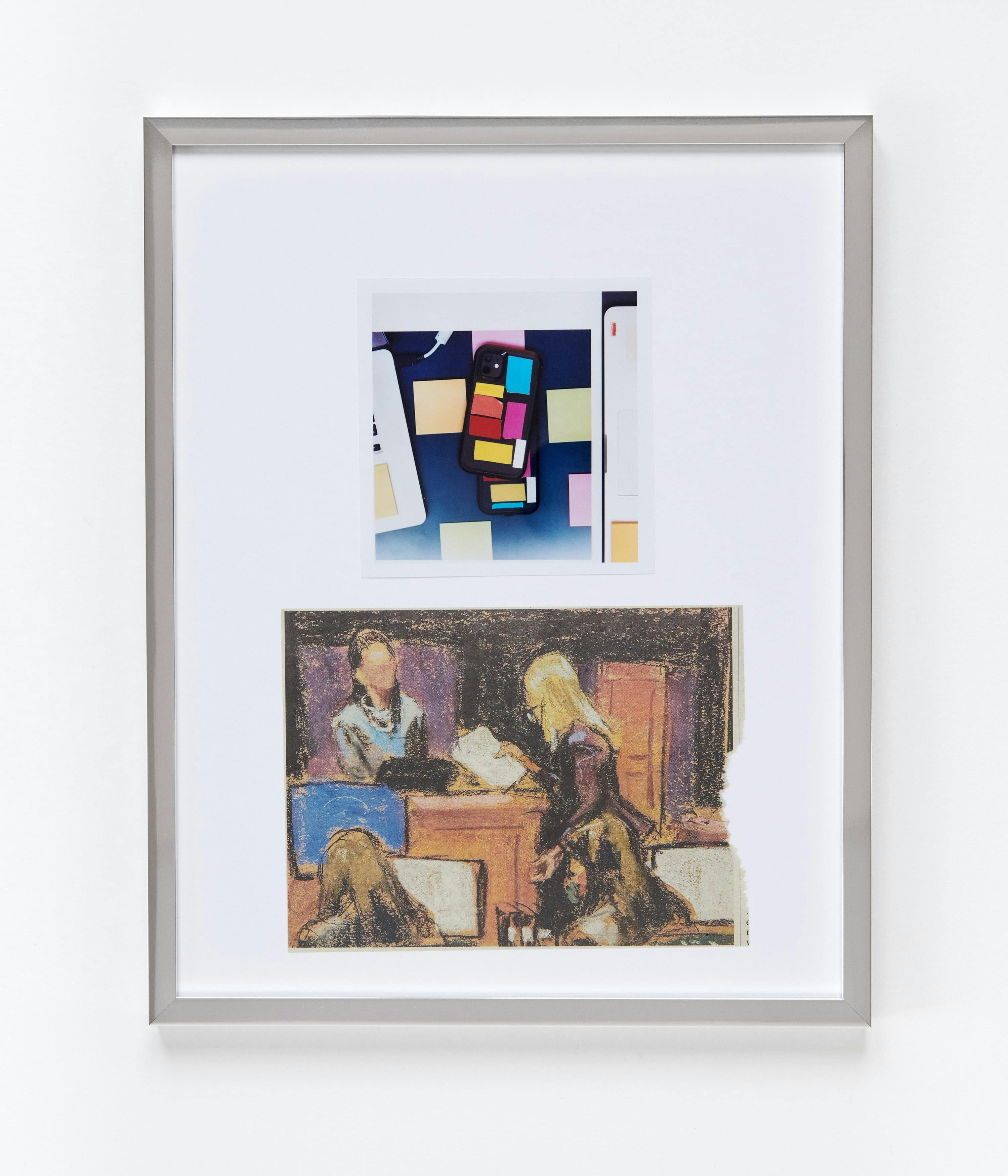 Marton Perlaki framed art work juxstaposition