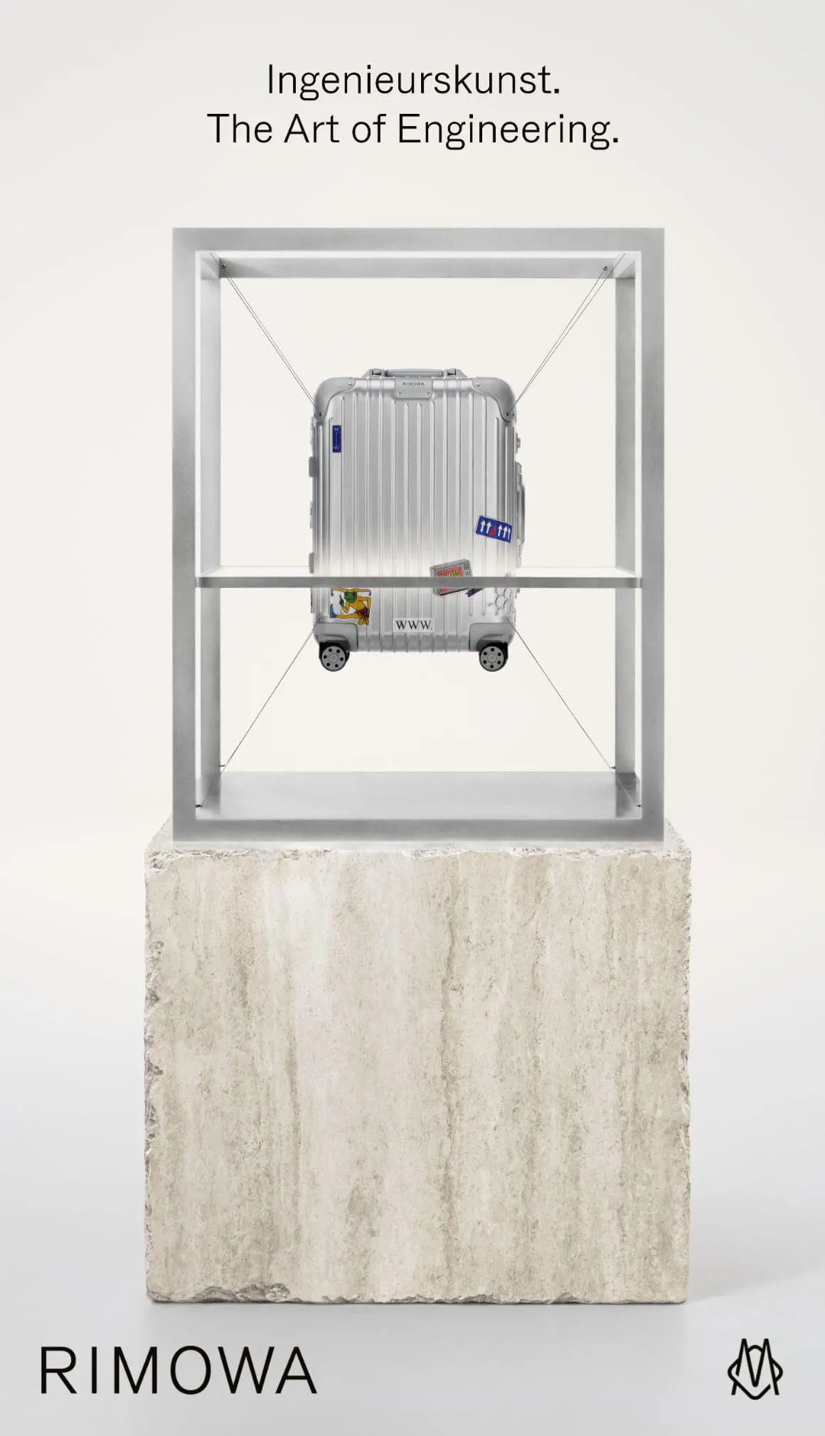 commercial still life advertising of high end suitcase by Marton Perlaki