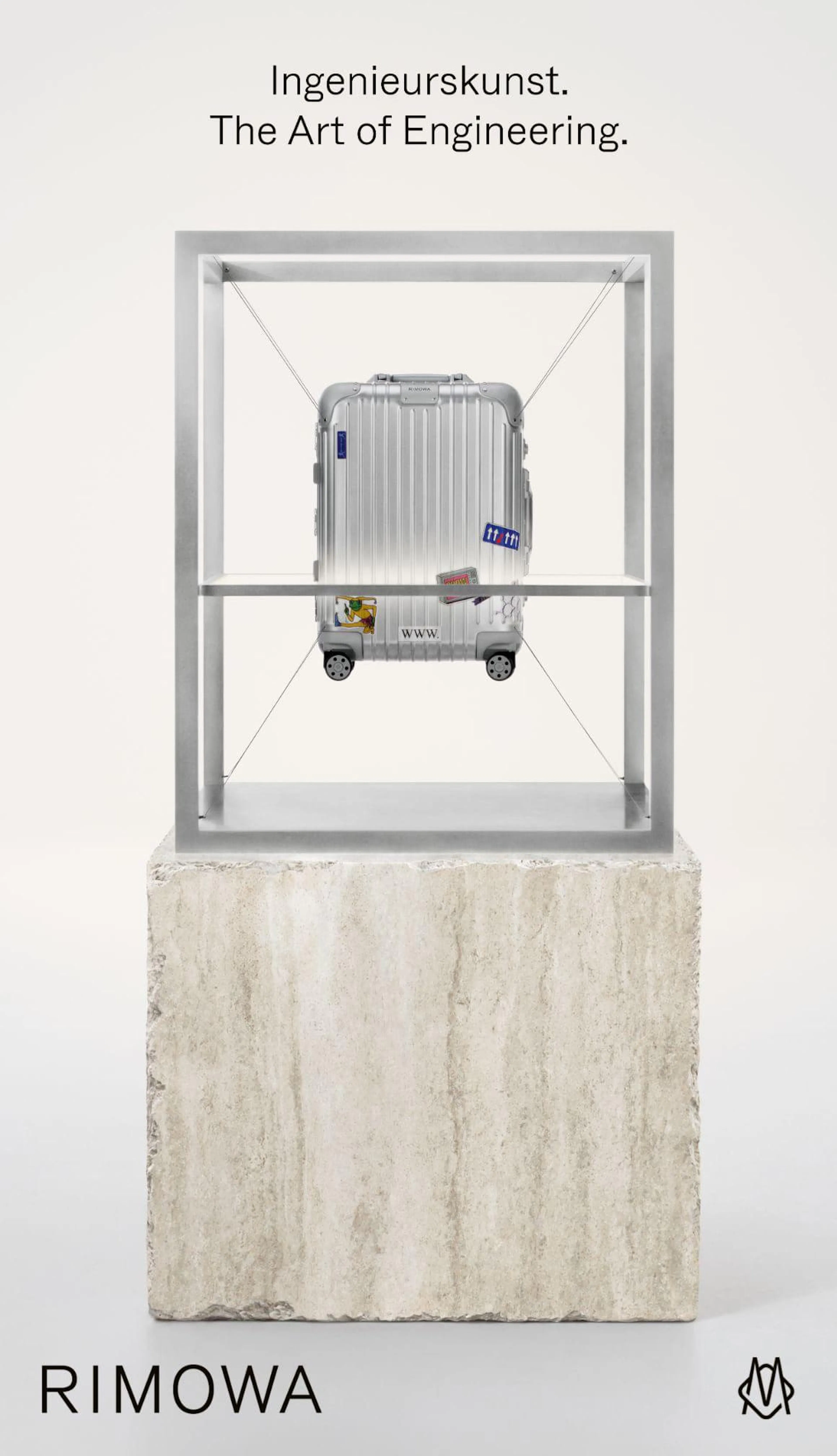 commercial still life advertising of high end suitcase by Marton Perlaki