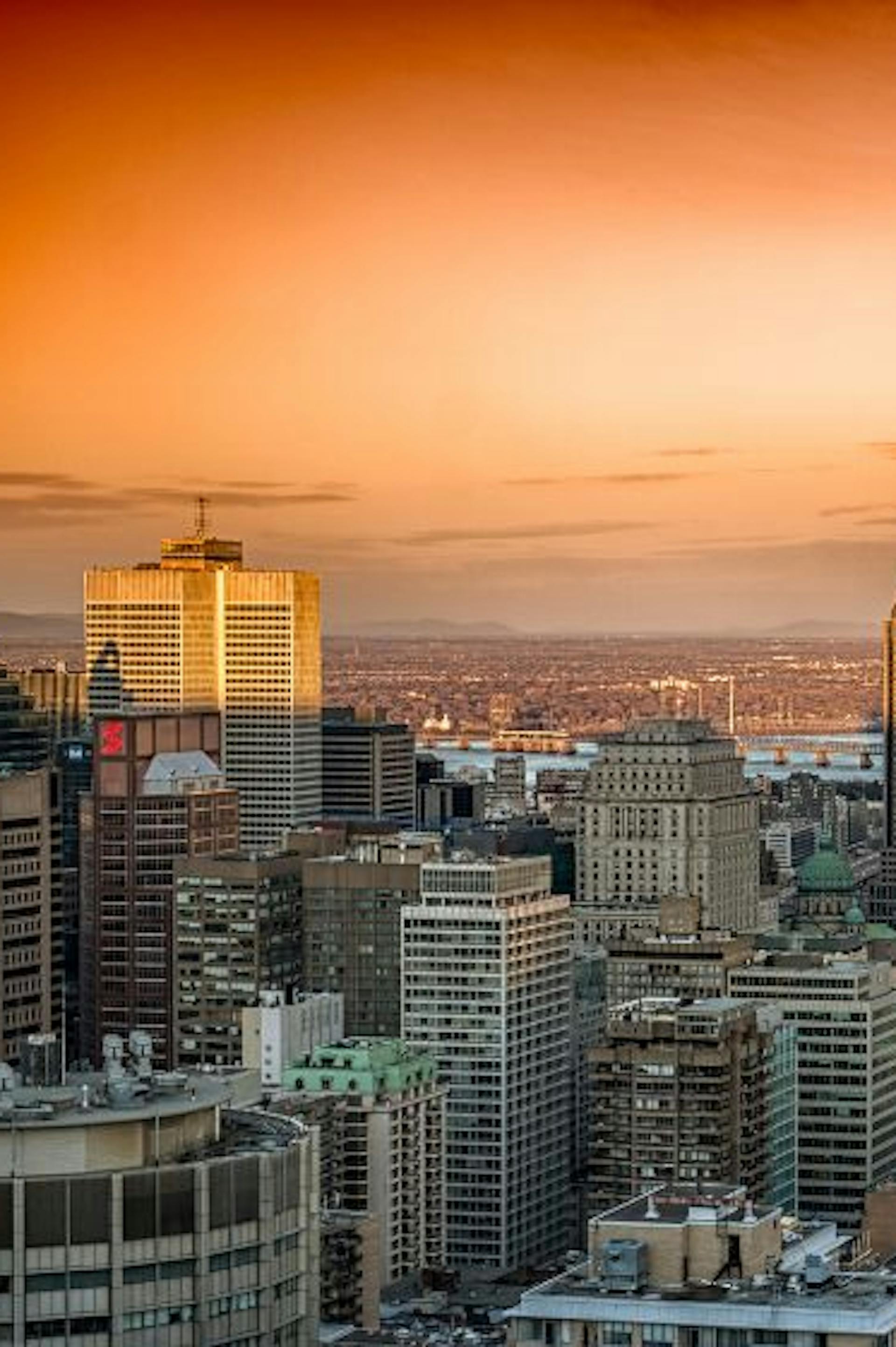 Montreal panoramic view