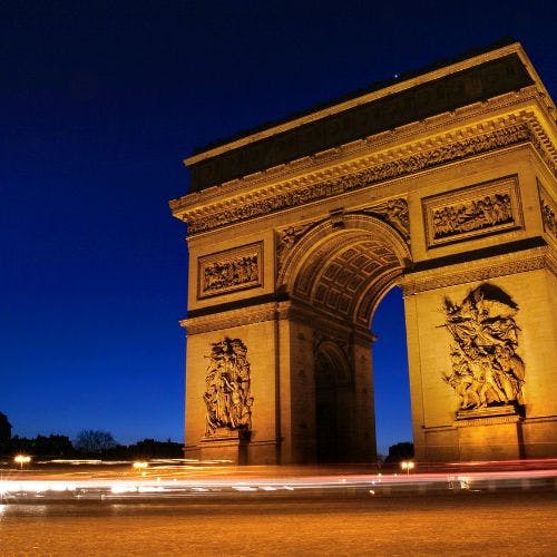 paris arc triumph photo