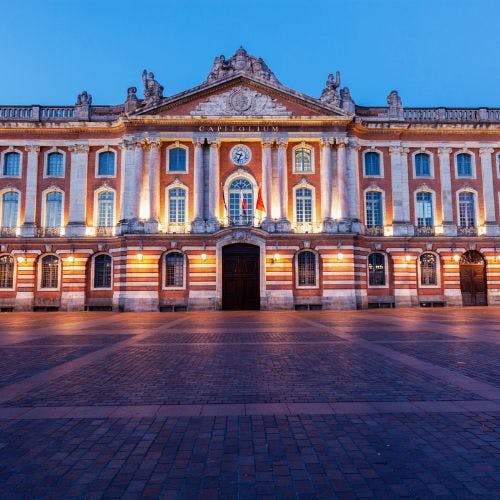 Toulouse city, photo of the Capitole