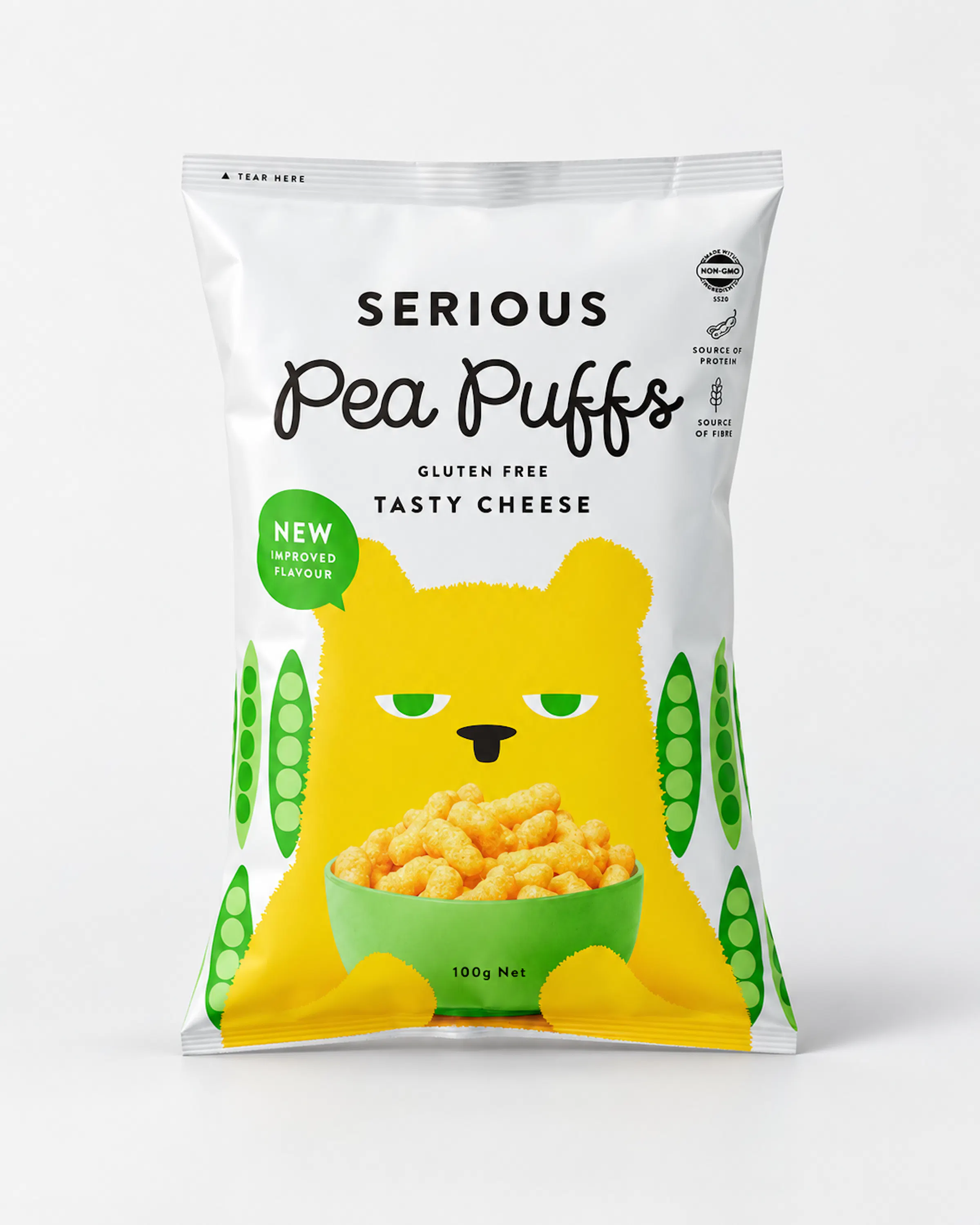 Serious Pea Puffs