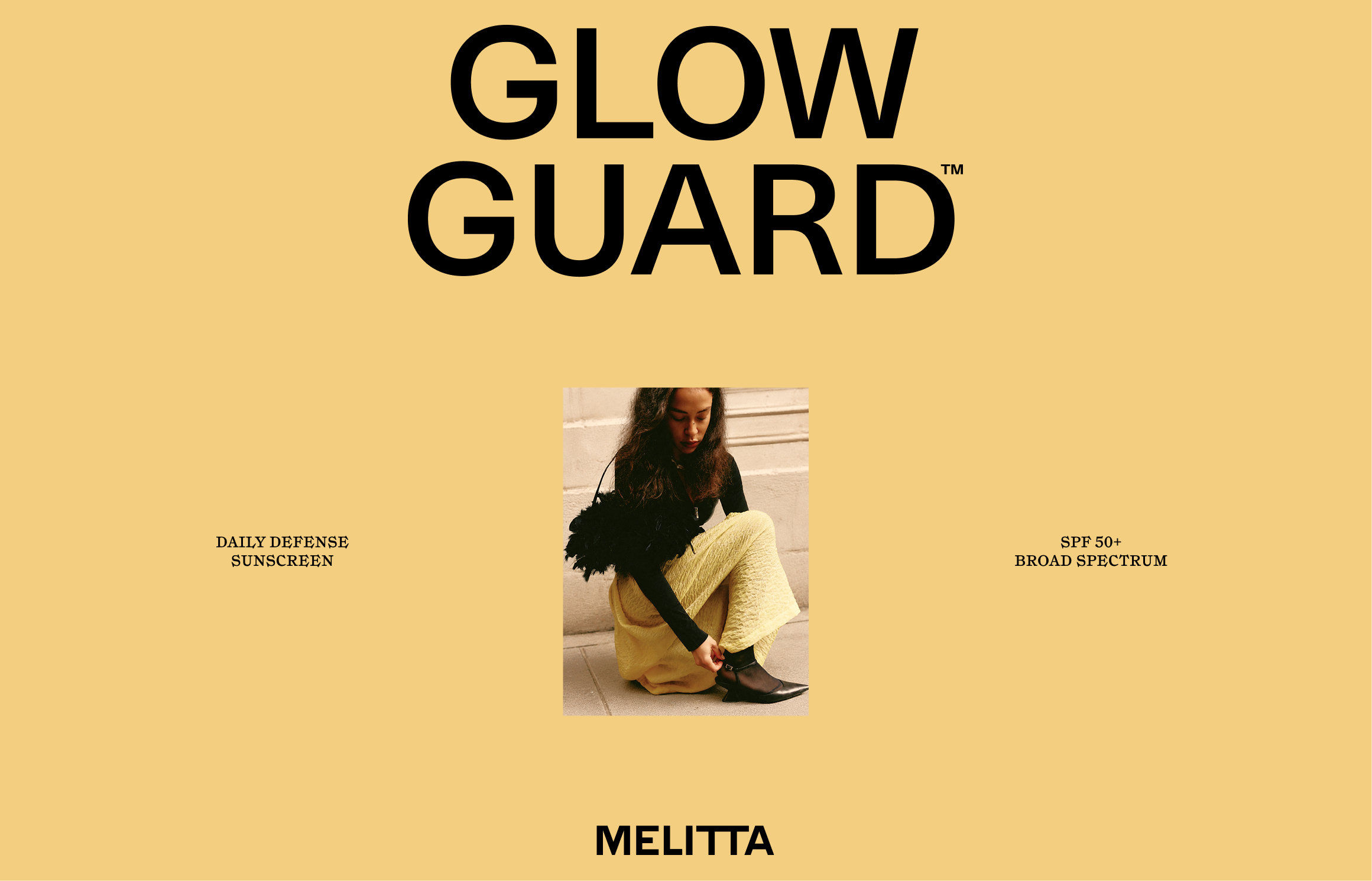 Brand identity and packaging design for the sunscreen, Glowguard by Melitta, By Marx Design.
