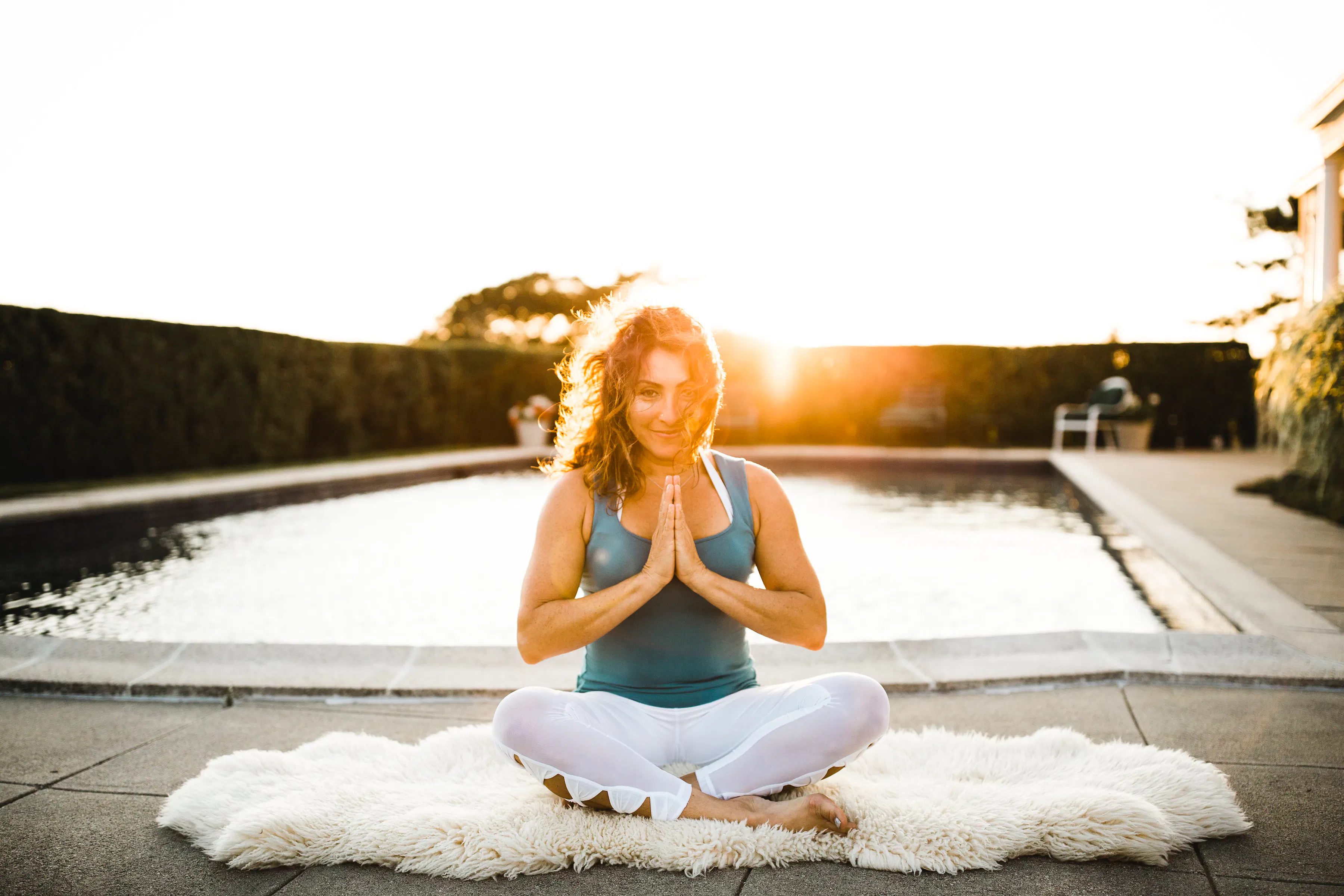 Mary Leonti guiding a mindfulness and meditation practice