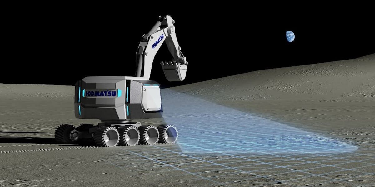 Jobba på månen, kan det vara något? Fast det verkar som man främst tänker sig fjärrstyrning och automatisk styrning via AI.