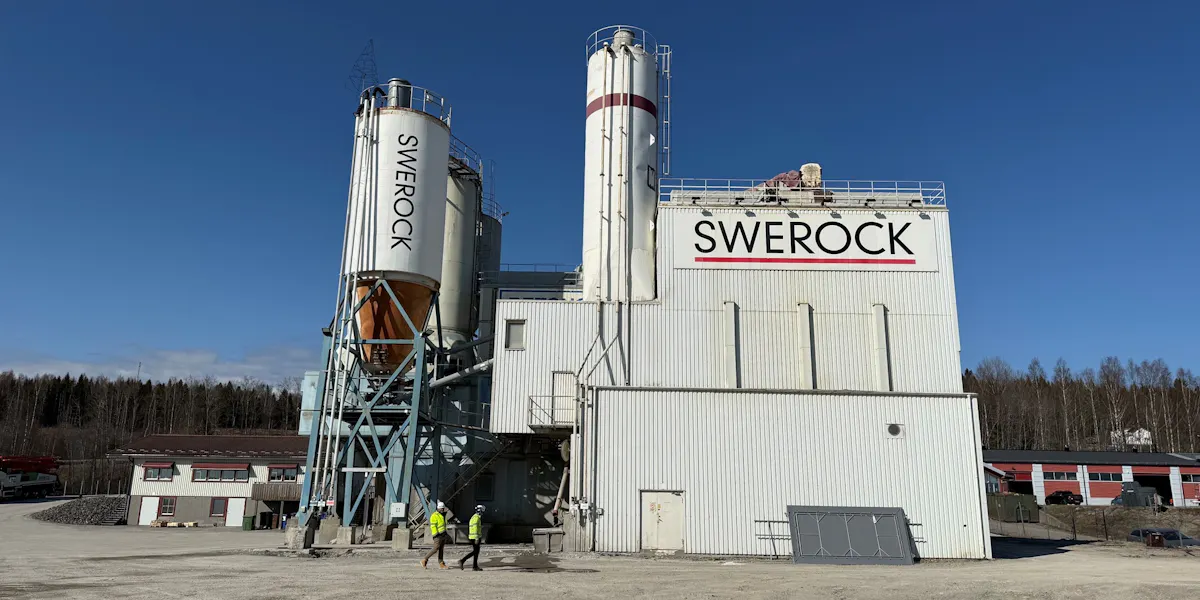 Swearock Swerock bygger betongfabrik i Sundsvall