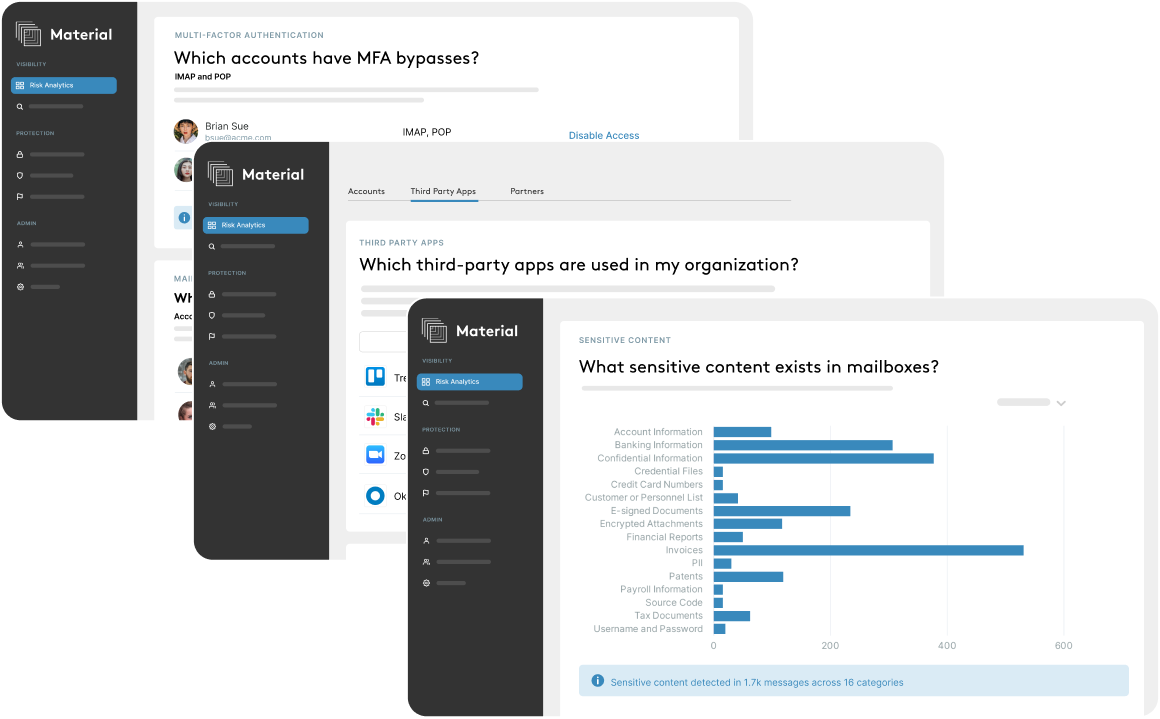 Material Risk Analytics