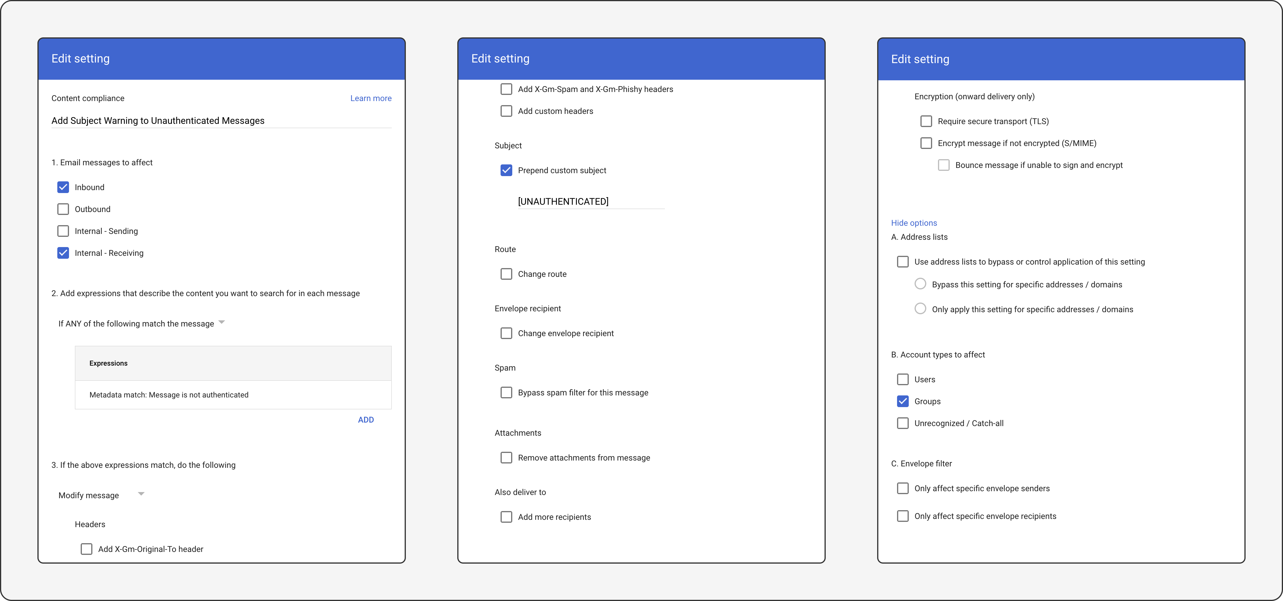 Google Groups spam massages issue escalated for further investigation