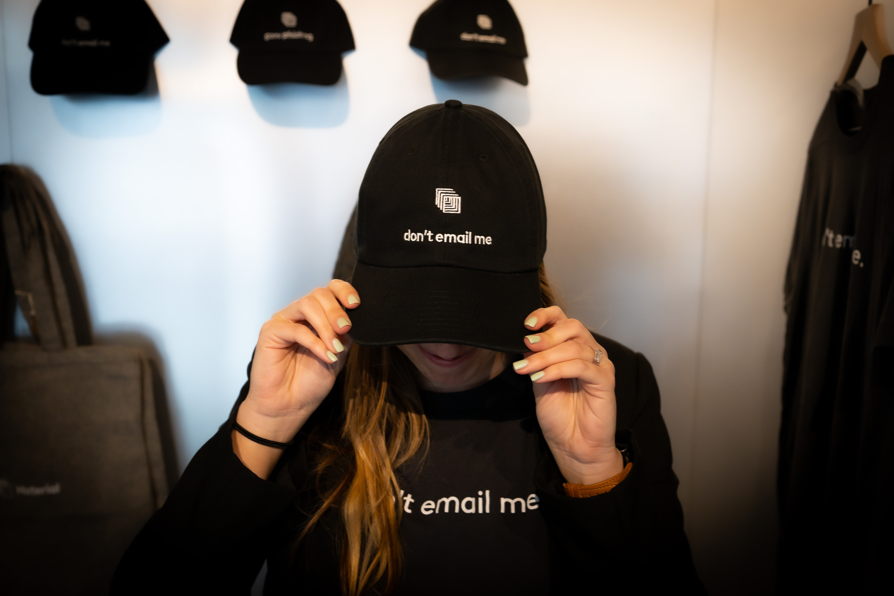Don't email me hat from Material at RSA