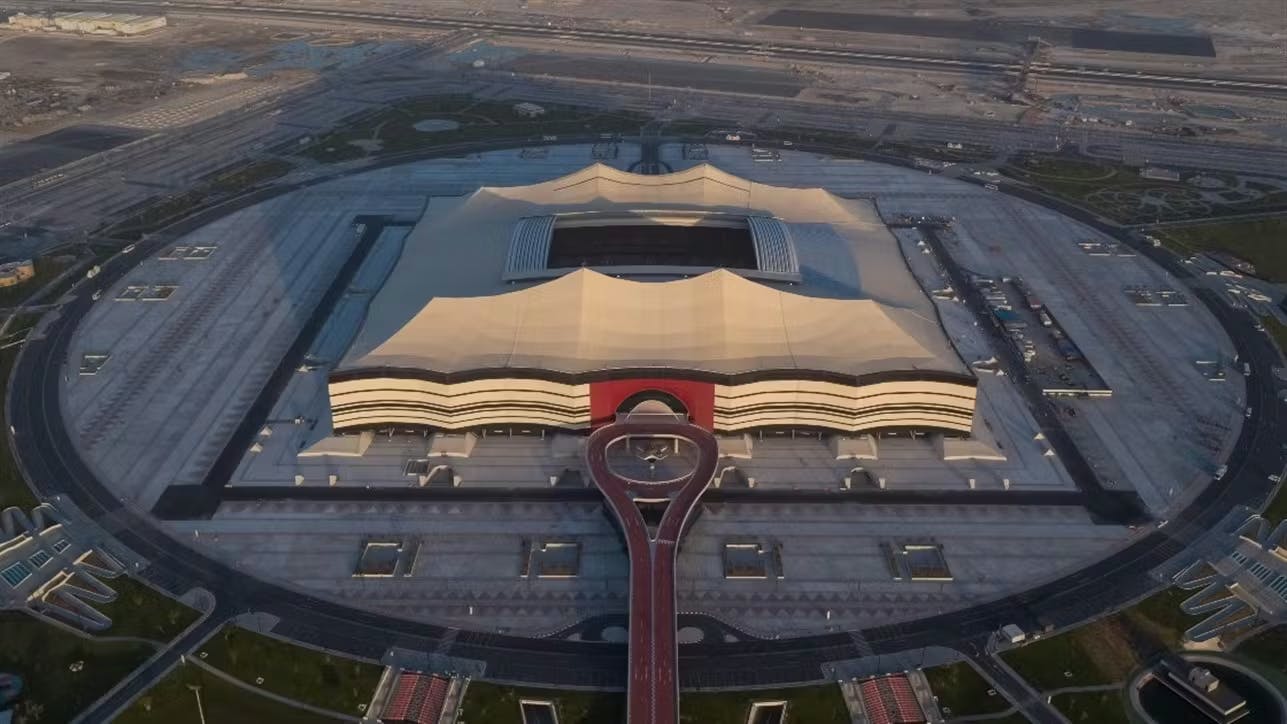 Al Bayt Stadium in Qatar