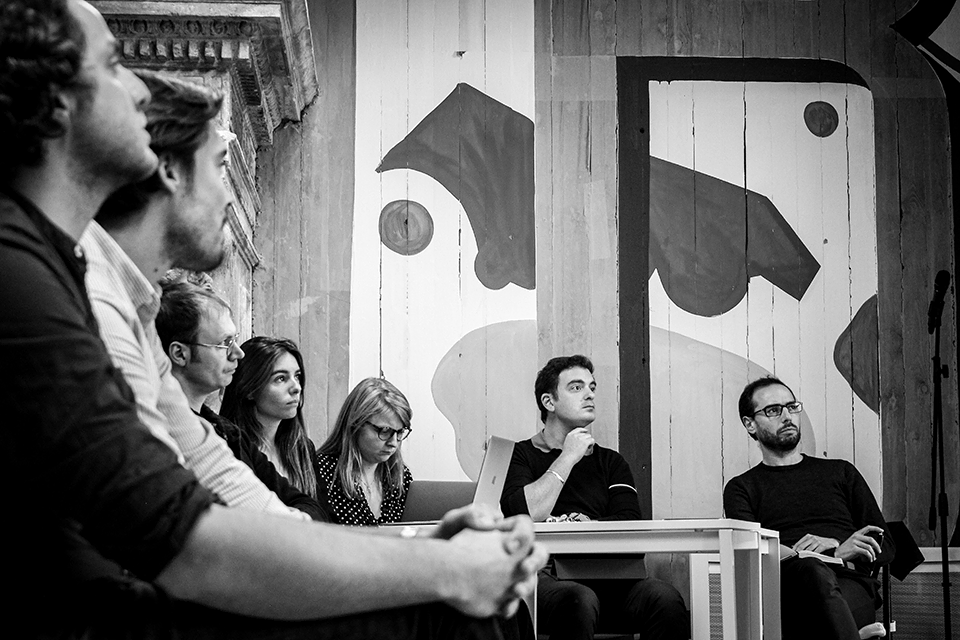 Le jury de Matrice Cube écoute le pitch d'une startup