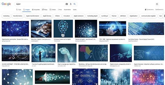 recherche google digital